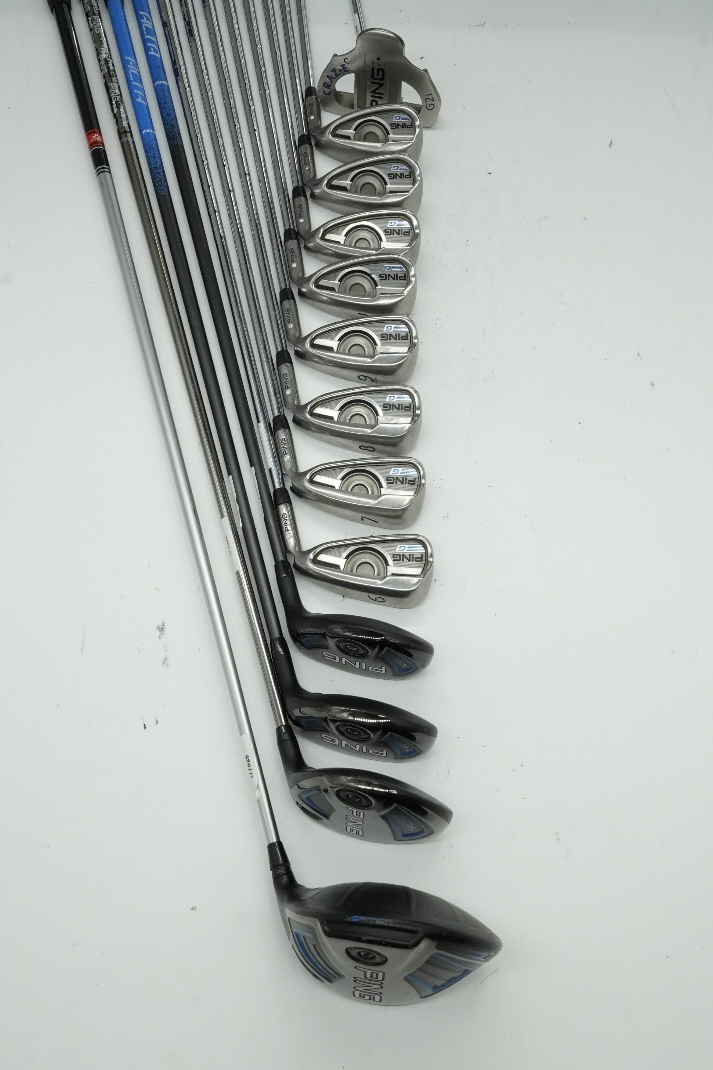 Ping G Mixed Full Set S Flex +1.75" Golf Clubs GolfRoots