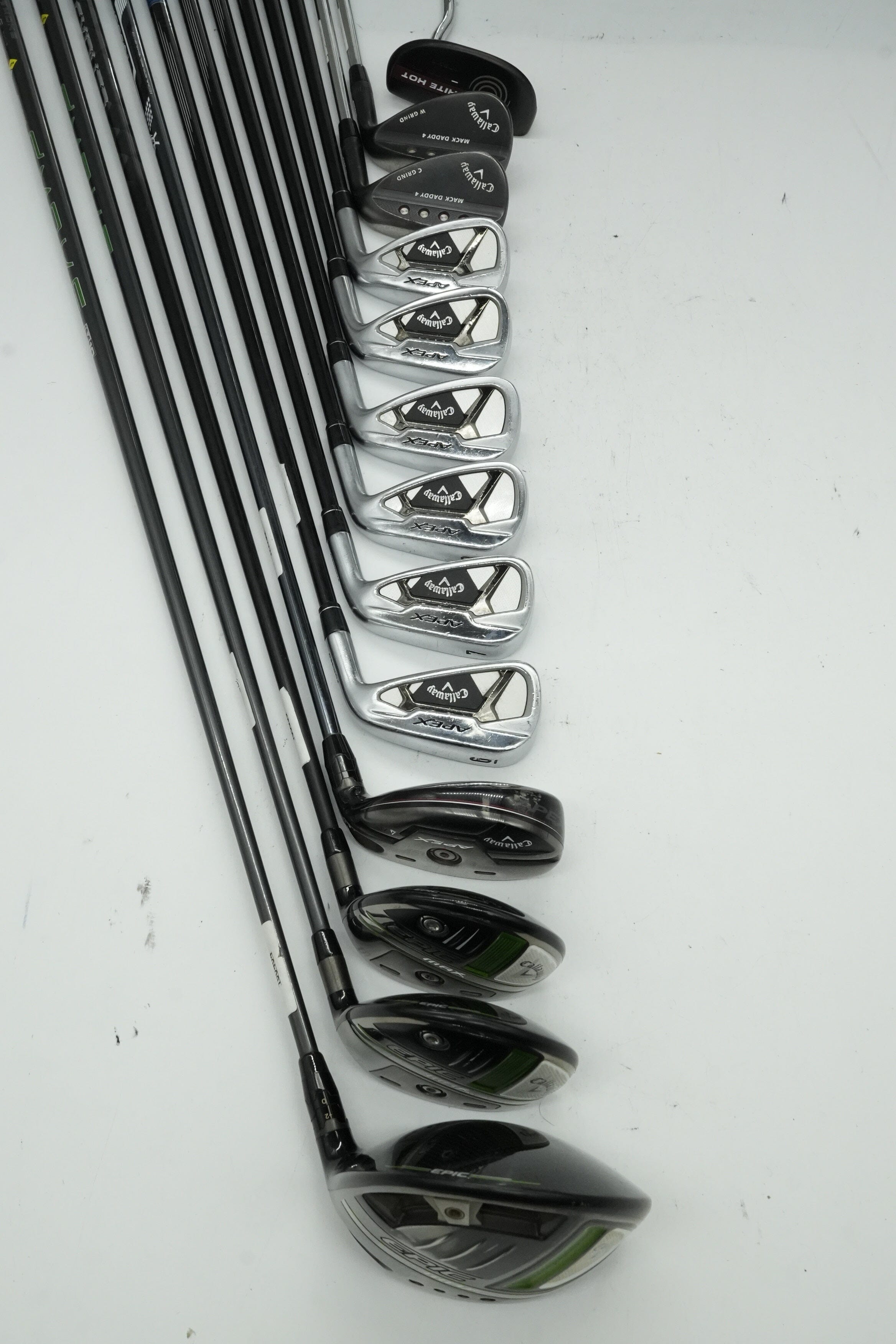 Callaway Apex 21 Mixed Full Set R Flex -0.5" Golf Clubs GolfRoots