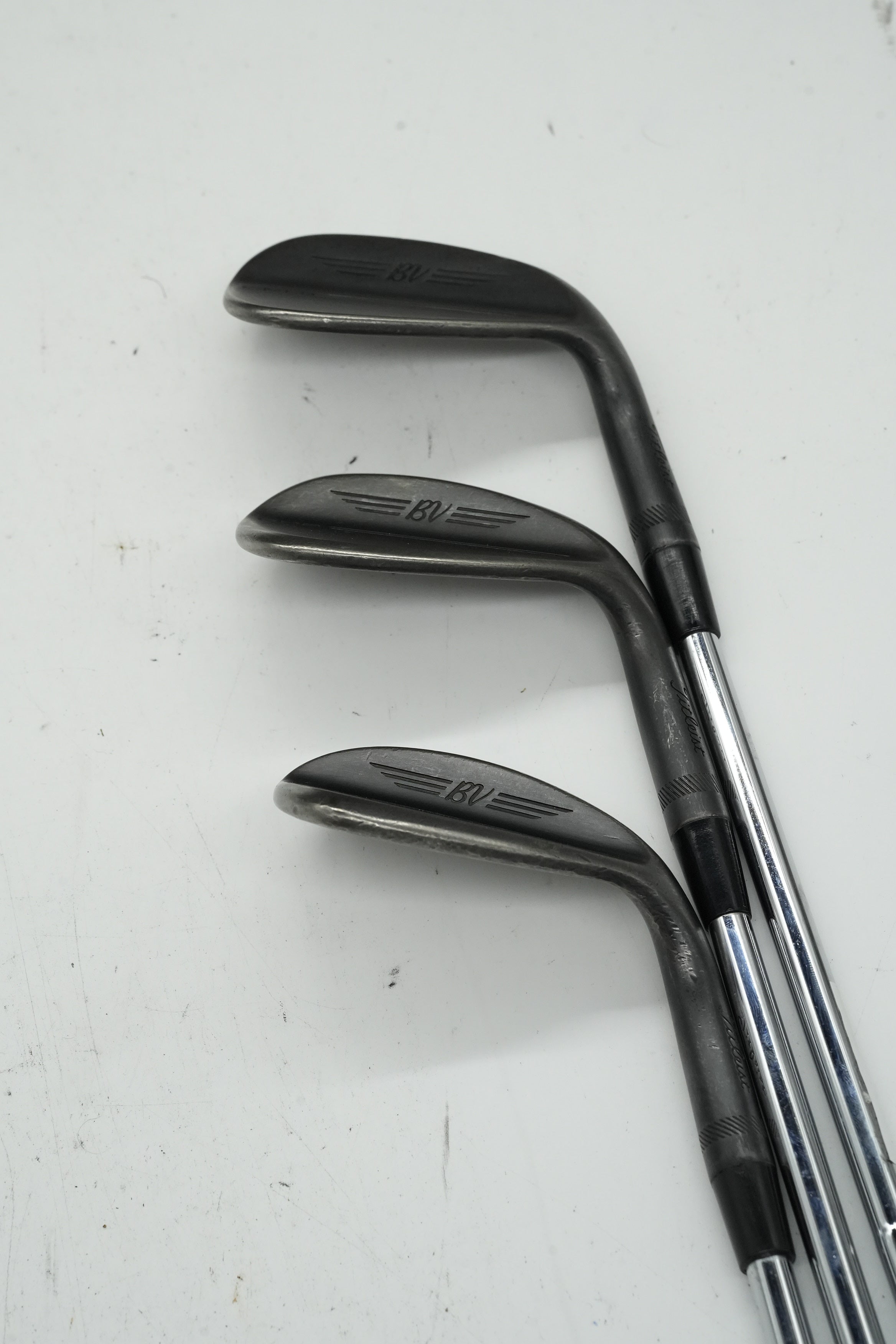 Titleist Vokey SM9 Jet Black 50, 54, 58 Degree Wedge Set Wedge Flex
