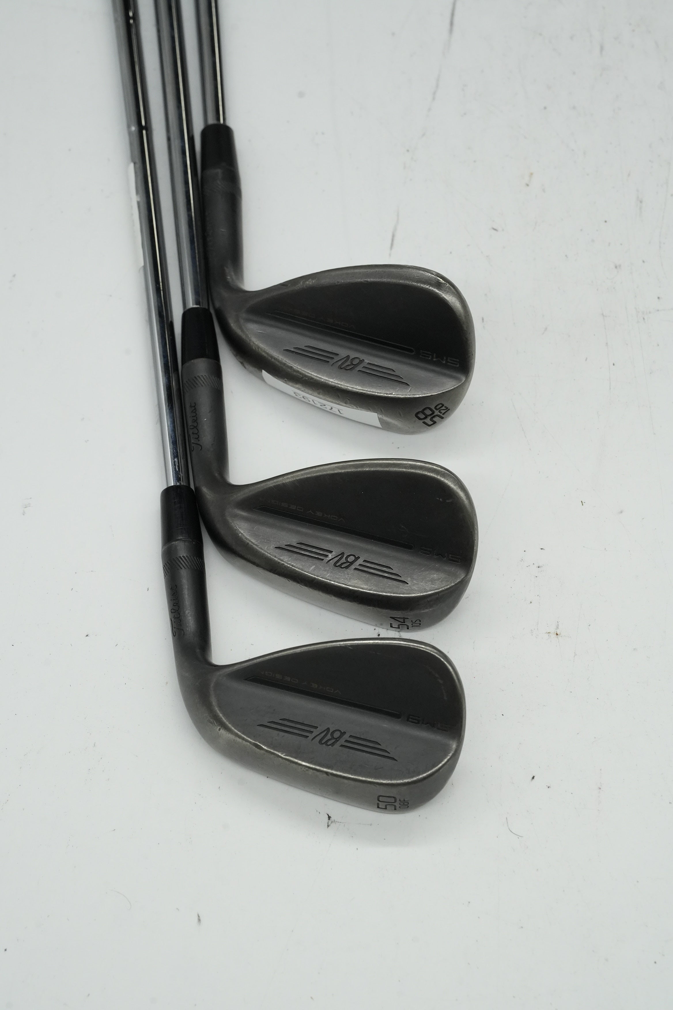 Titleist Vokey SM9 Jet Black 50, 54, 58 Degree Wedge Set Wedge Flex
