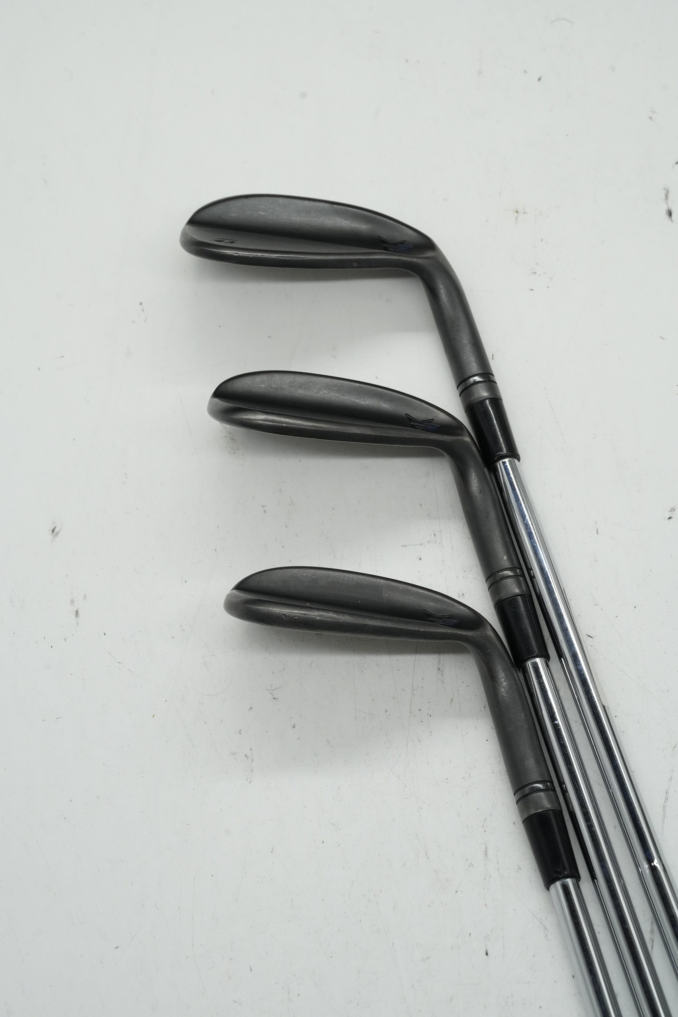 TaylorMade MG3 Black 50, 54, 58 Degree Wedge Set S Flex Golf Clubs GolfRoots