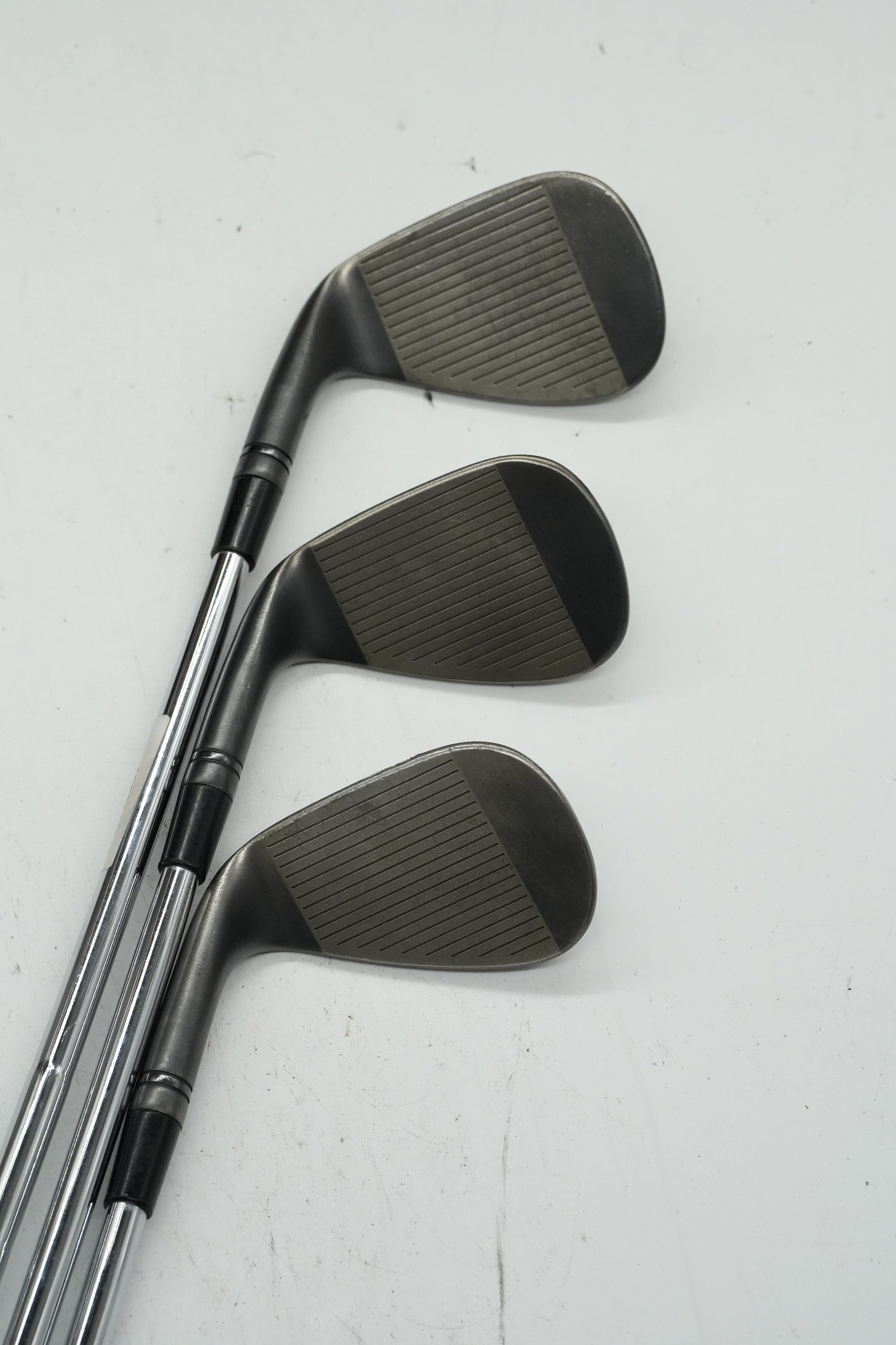 TaylorMade MG3 Black 50, 54, 58 Degree Wedge Set S Flex Golf Clubs GolfRoots