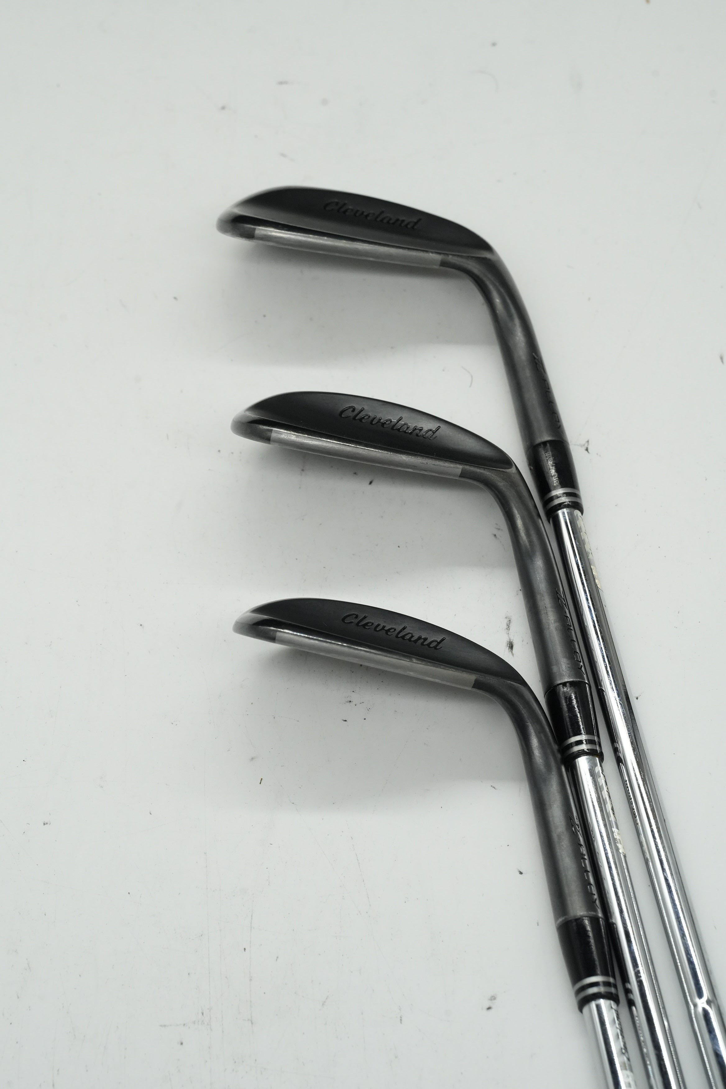 Cleveland RTZ Black Satin 52, 56, 60 Degree Wedge Set Wedge Flex