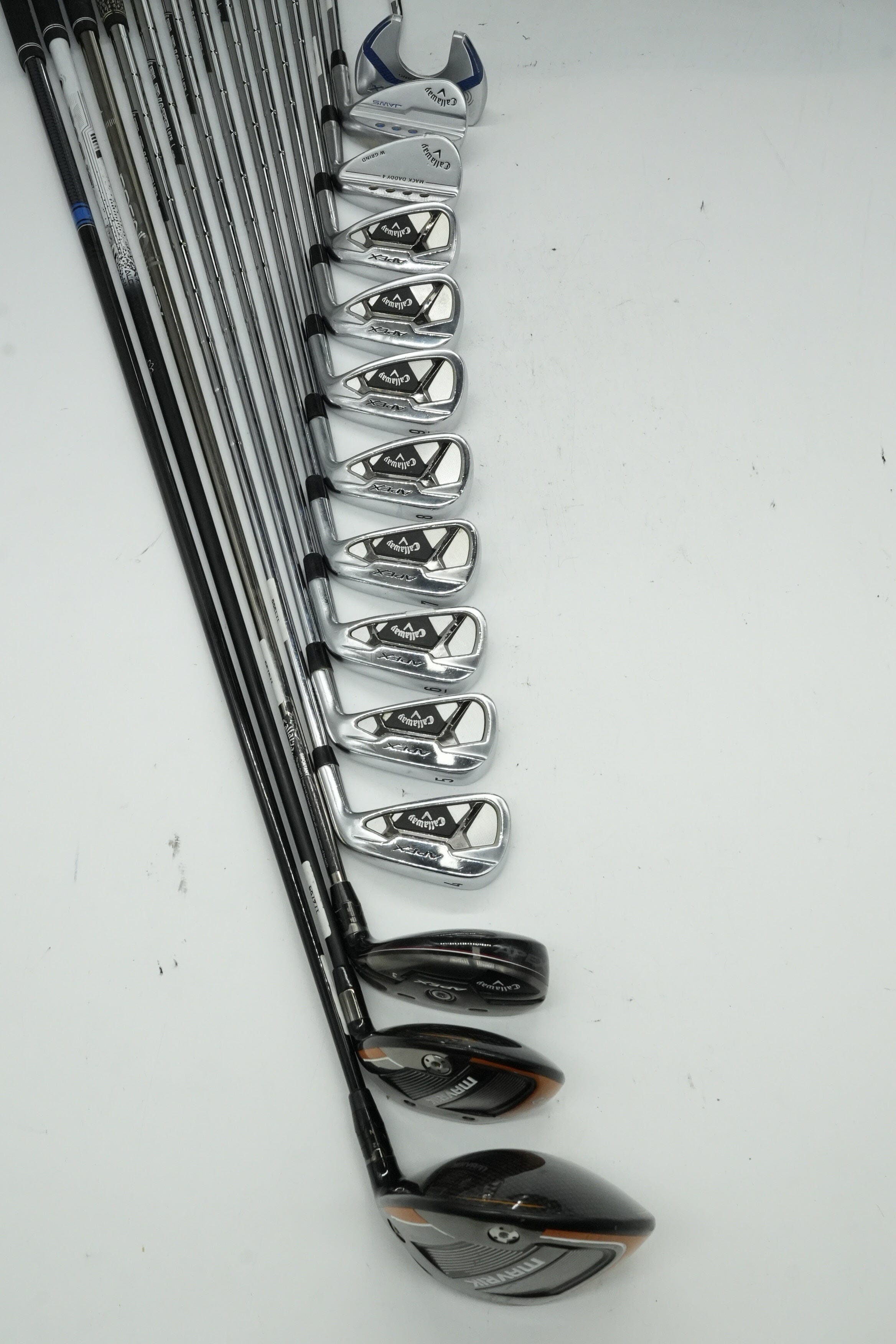 Callaway Apex 21 Mixed Full Set S Flex Std Length Golf Clubs GolfRoots