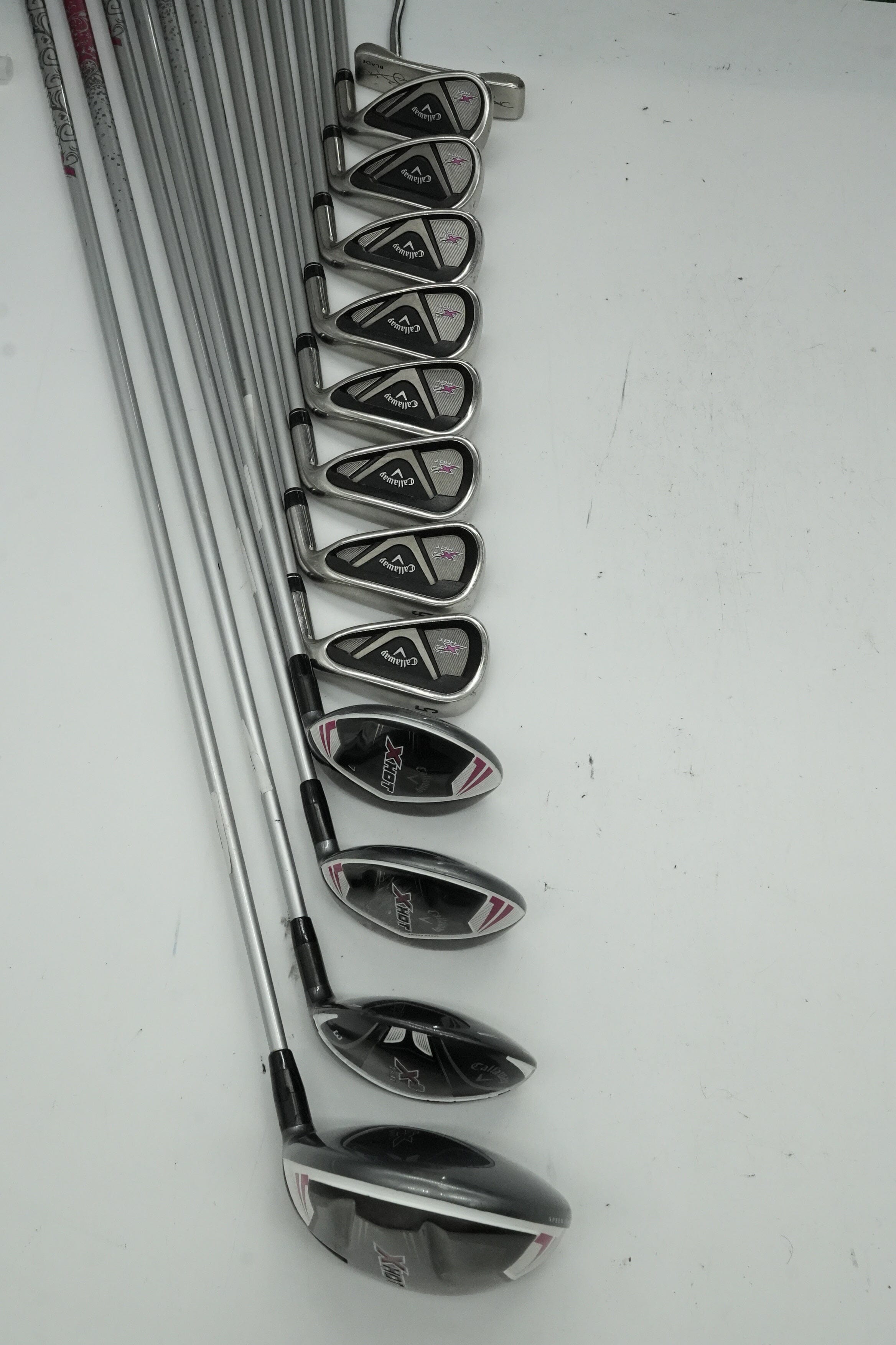 Women's Callaway X2 Hot Mixed Full Set W Flex -0.5" Golf Clubs GolfRoots