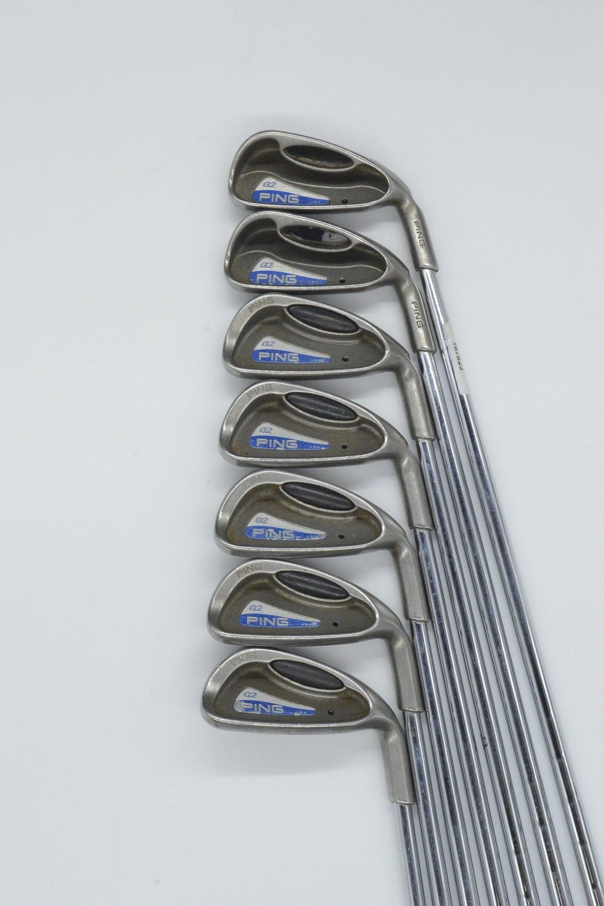Ping G2 3-9 Iron Set S Flex -0.25" Golf Clubs GolfRoots