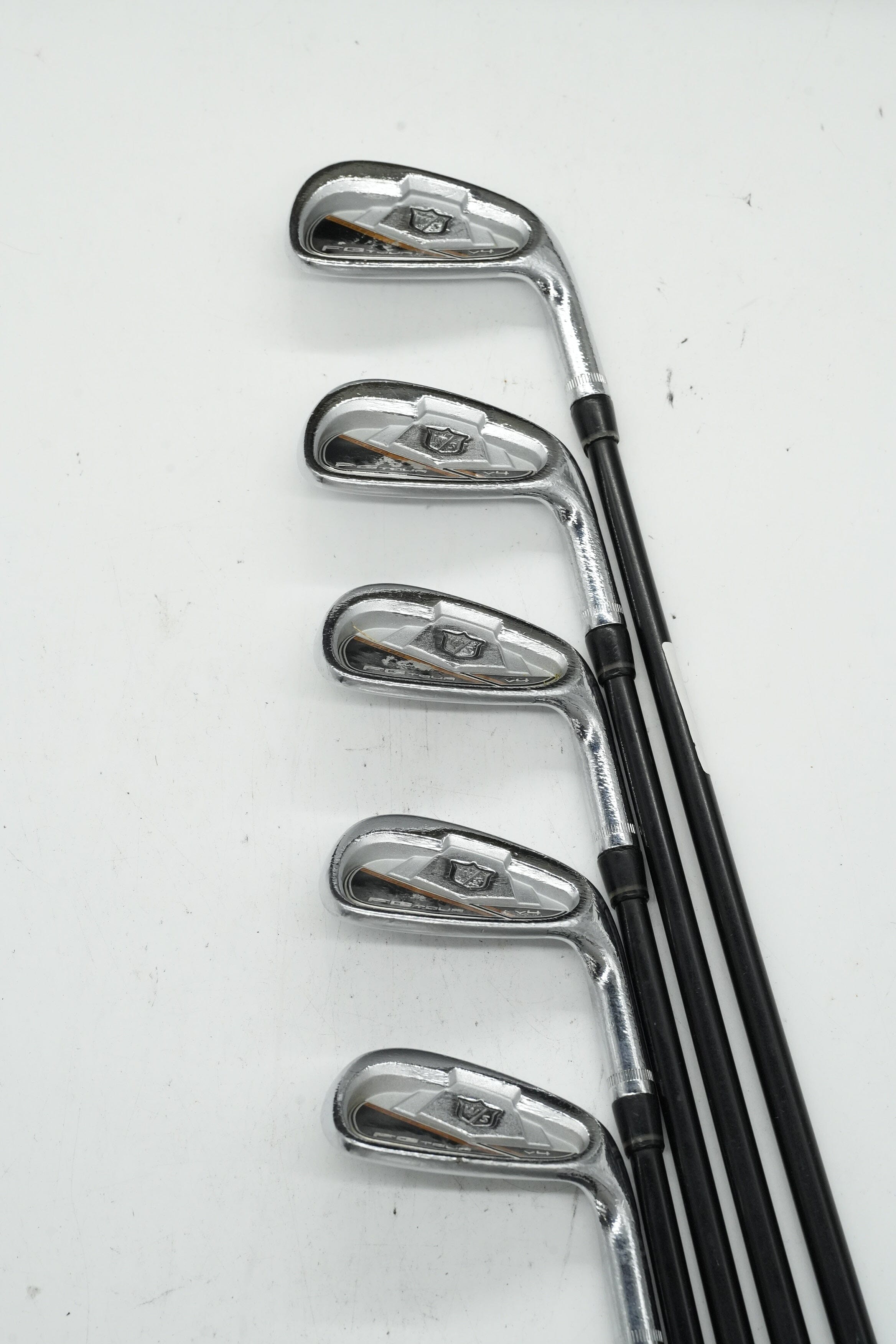 Wilson Staff FG Tour V4 Forged 7-GW Iron Set R Flex -0.5" Golf Clubs GolfRoots