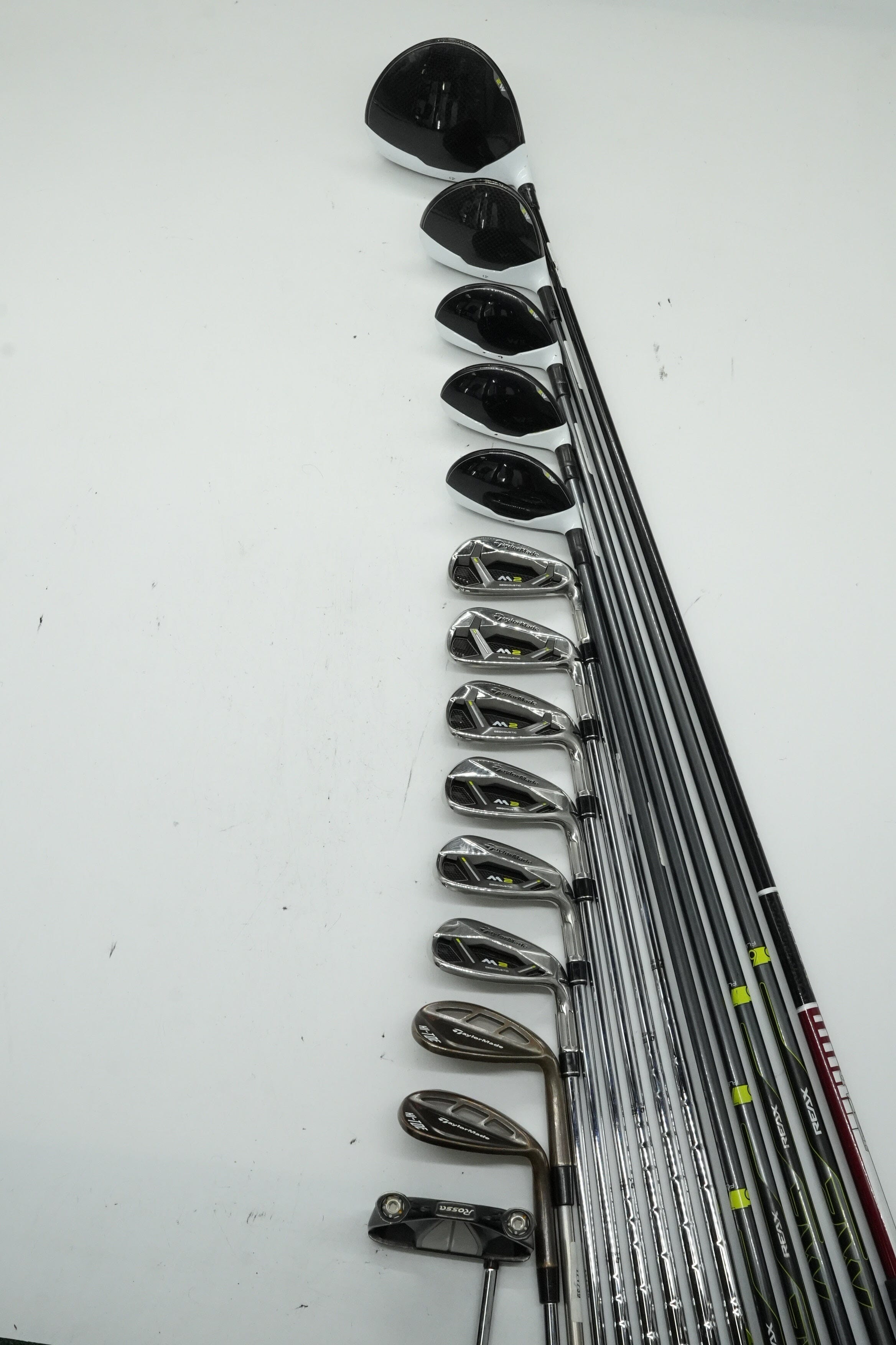 TaylorMade M2 2017 Mixed Full Set S Flex +0.5" Golf Clubs GolfRoots