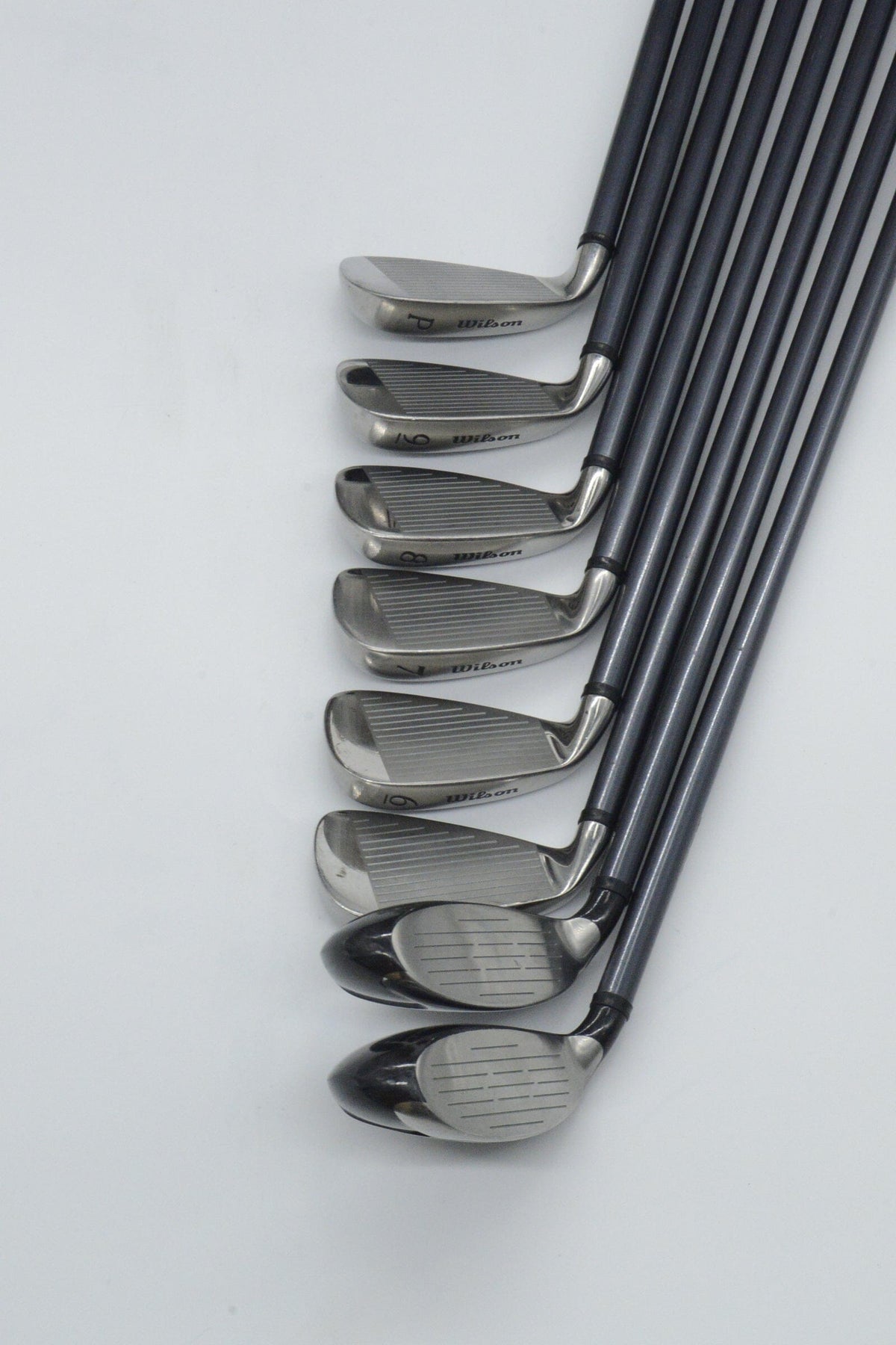 Women's Wilson Fat Shaft 3H-4H, 5-PW Iron Set W Flex Std Length Golf Clubs GolfRoots