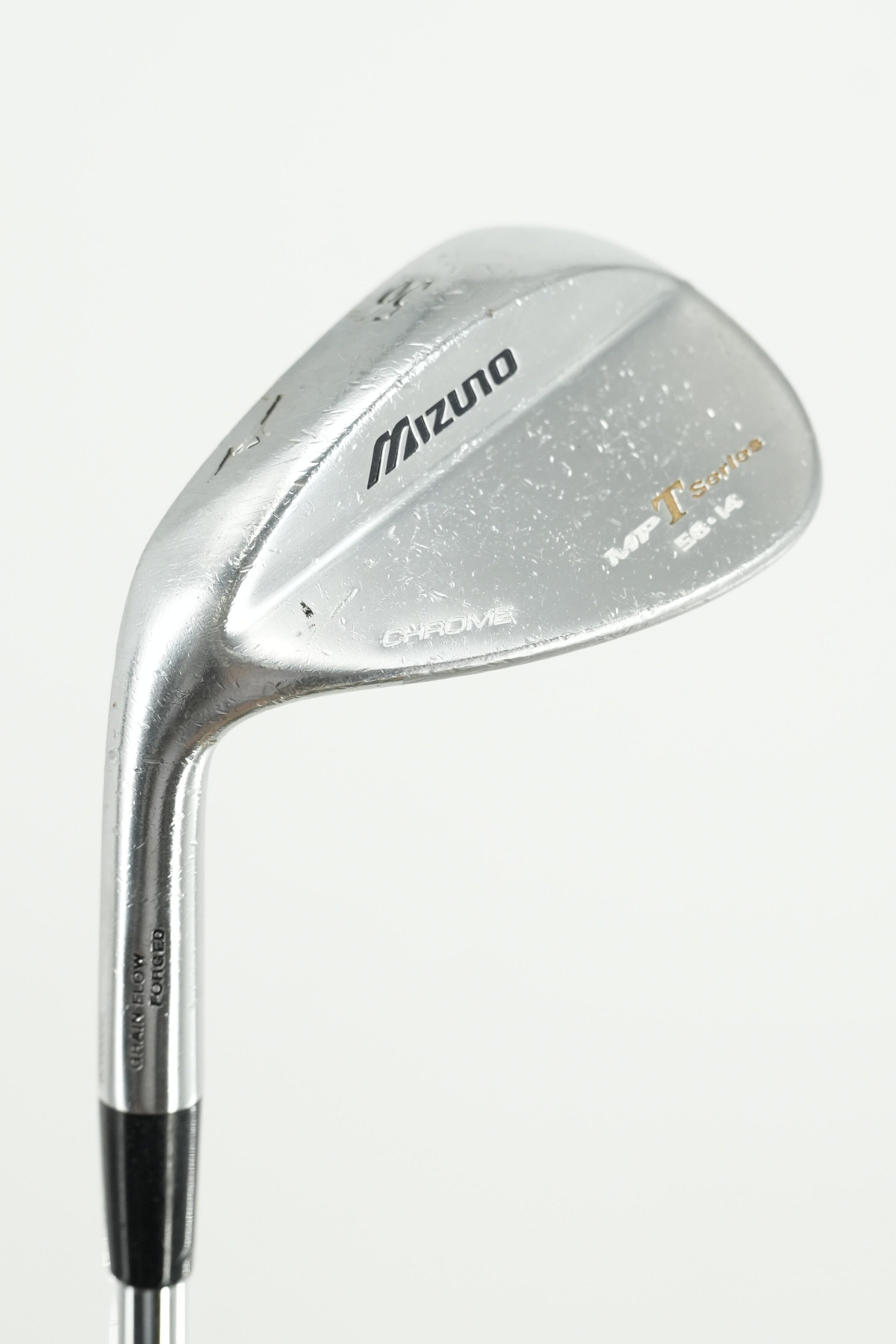 Lefty Mizuno MP-T Chrome 56 Degree Wedge Wedge Flex 35.25" Golf Clubs GolfRoots