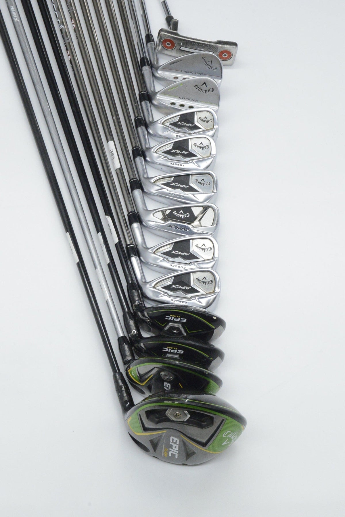Callaway Apex 19 Mixed Full Set R Flex -0.75" Golf Clubs GolfRoots