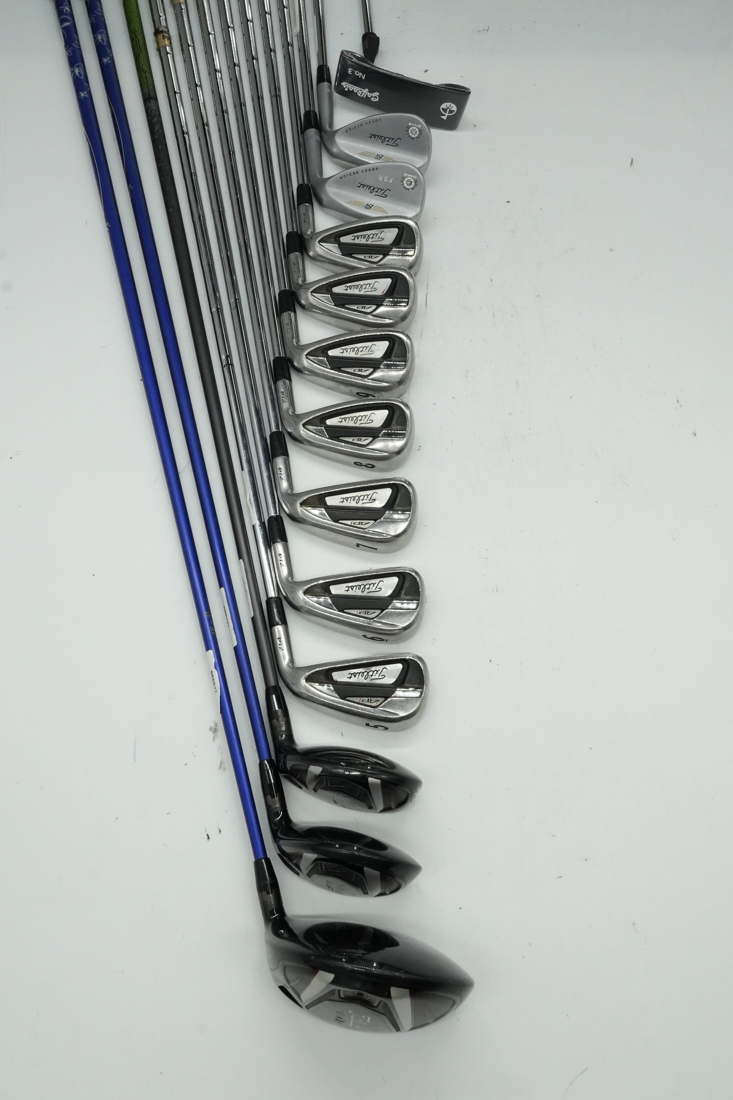 Titleist 714 AP1 Mixed Full Set S Flex +0.5" Golf Clubs GolfRoots