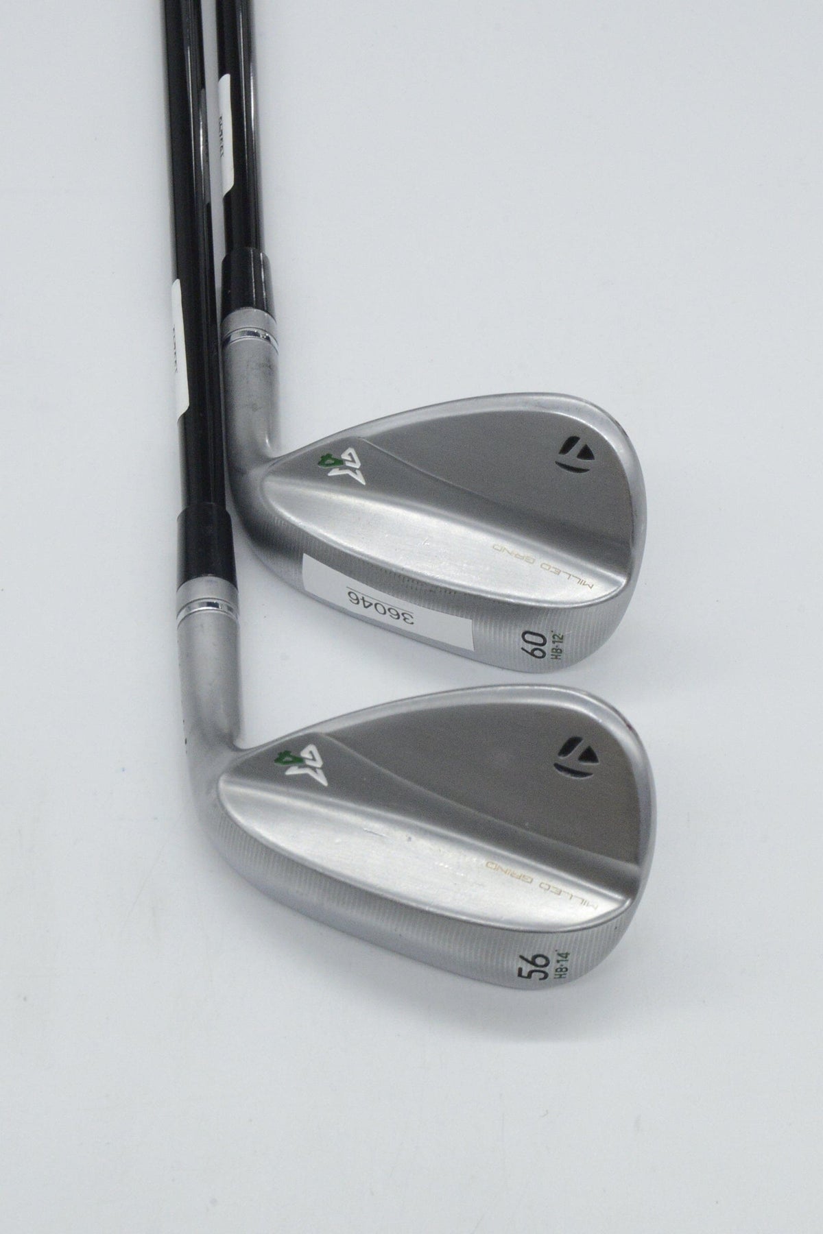 TaylorMade Milled Grind 4 Satin Chrome 56 & 60 Degree Wedge Set S Flex Golf Clubs GolfRoots