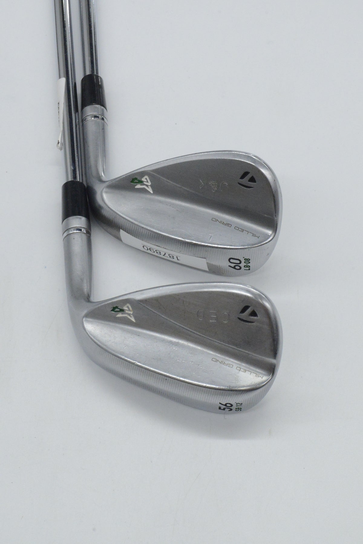 TaylorMade Milled Grind 4 Satin Chrome 56 & 60 Degree Wedge Set S Flex