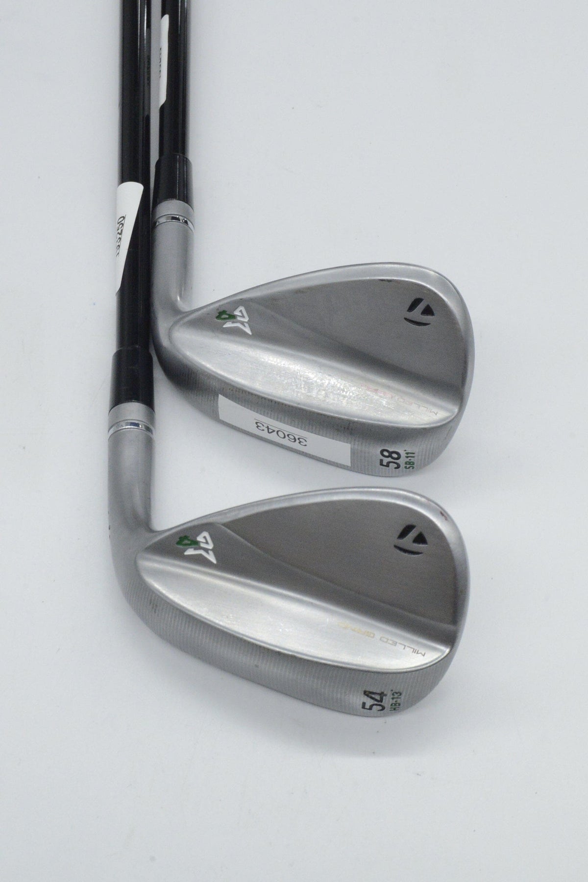 TaylorMade Milled Grind 4 Satin Chrome 54 & 58 Degree Wedge Set S Flex Golf Clubs GolfRoots