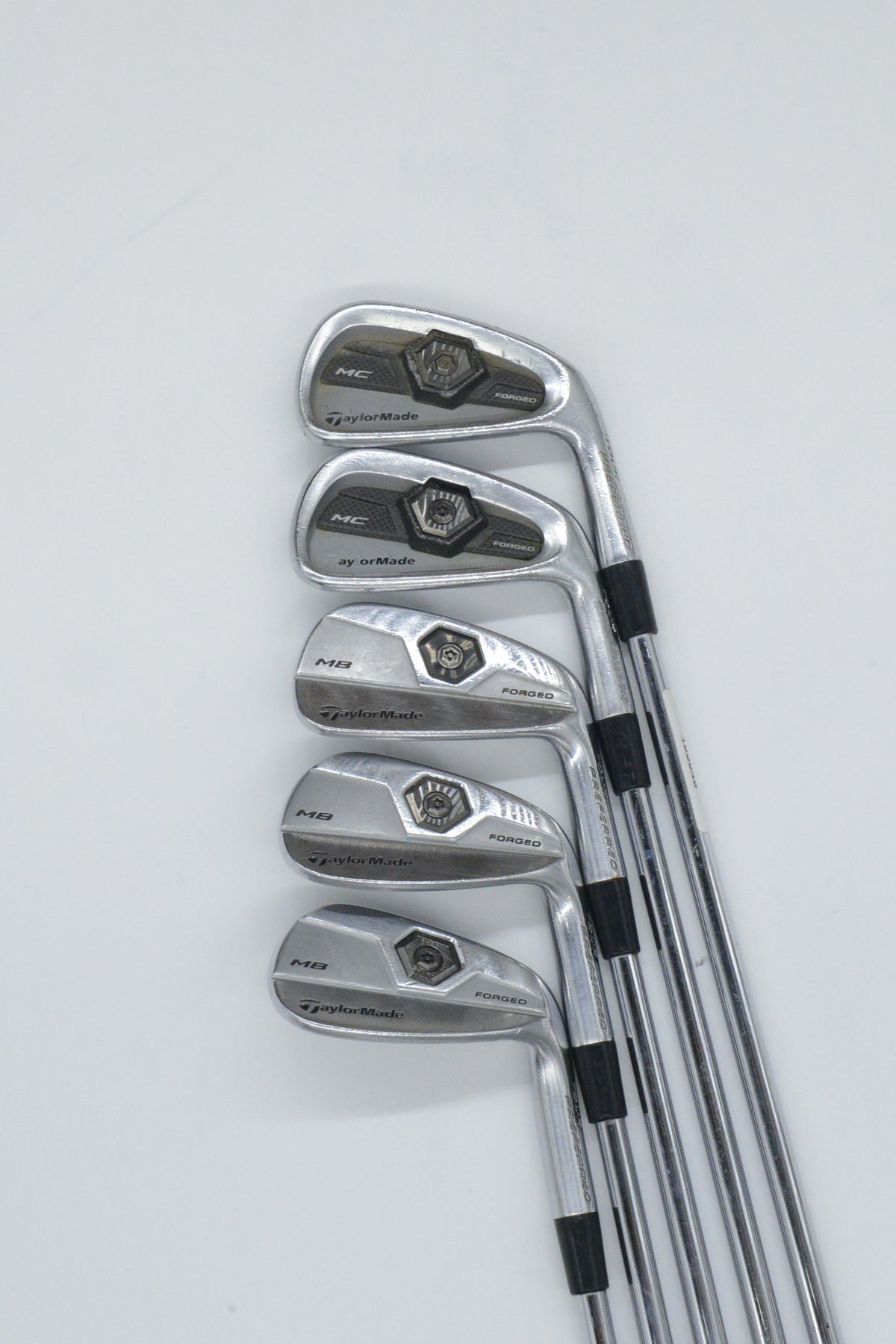 TaylorMade Tour Preferred MB 5-7, 9-PW Iron Set S Flex +0.25"