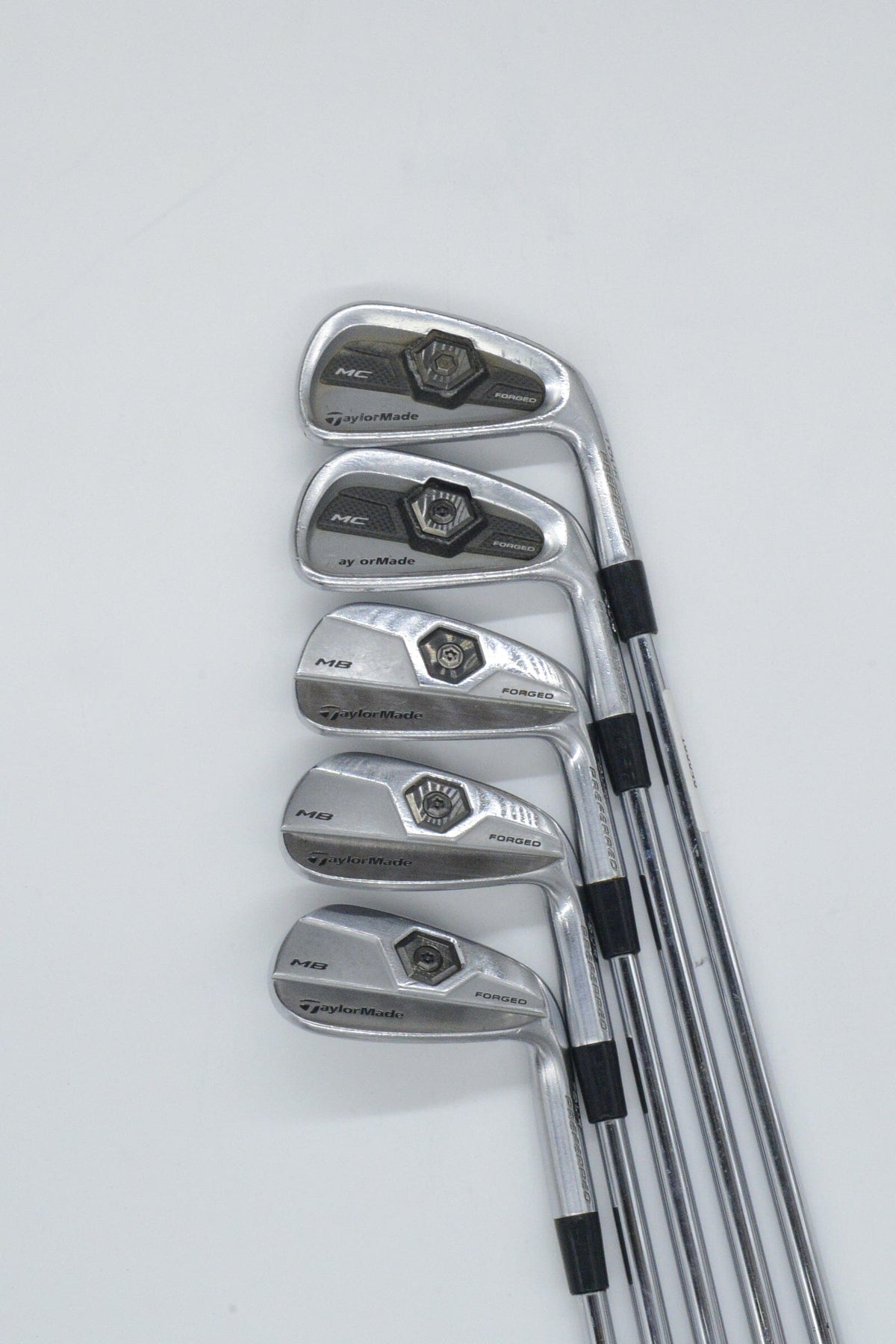 TaylorMade Tour Preferred MB 5-7, 9-PW Iron Set S Flex +0.25" Golf Clubs GolfRoots