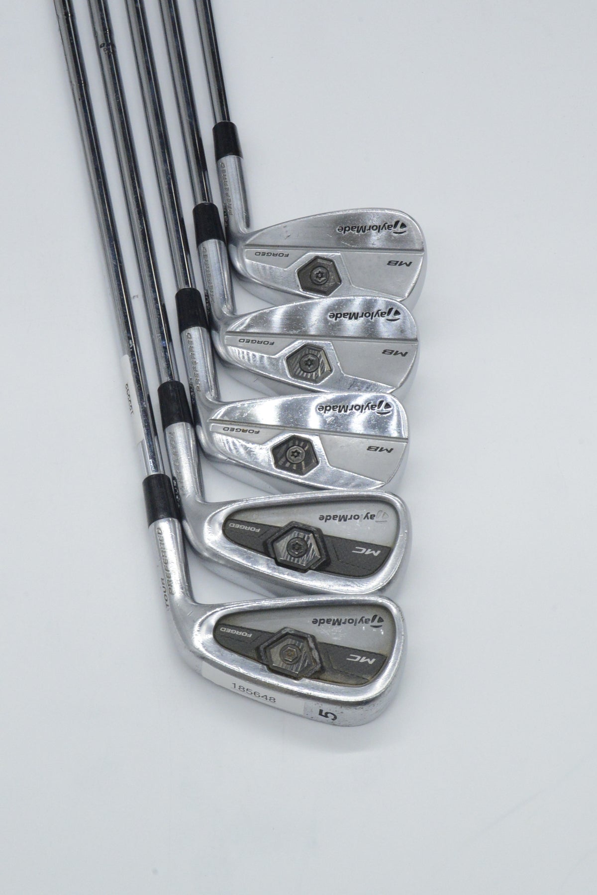 TaylorMade Tour Preferred MB 5-7, 9-PW Iron Set S Flex +0.25"