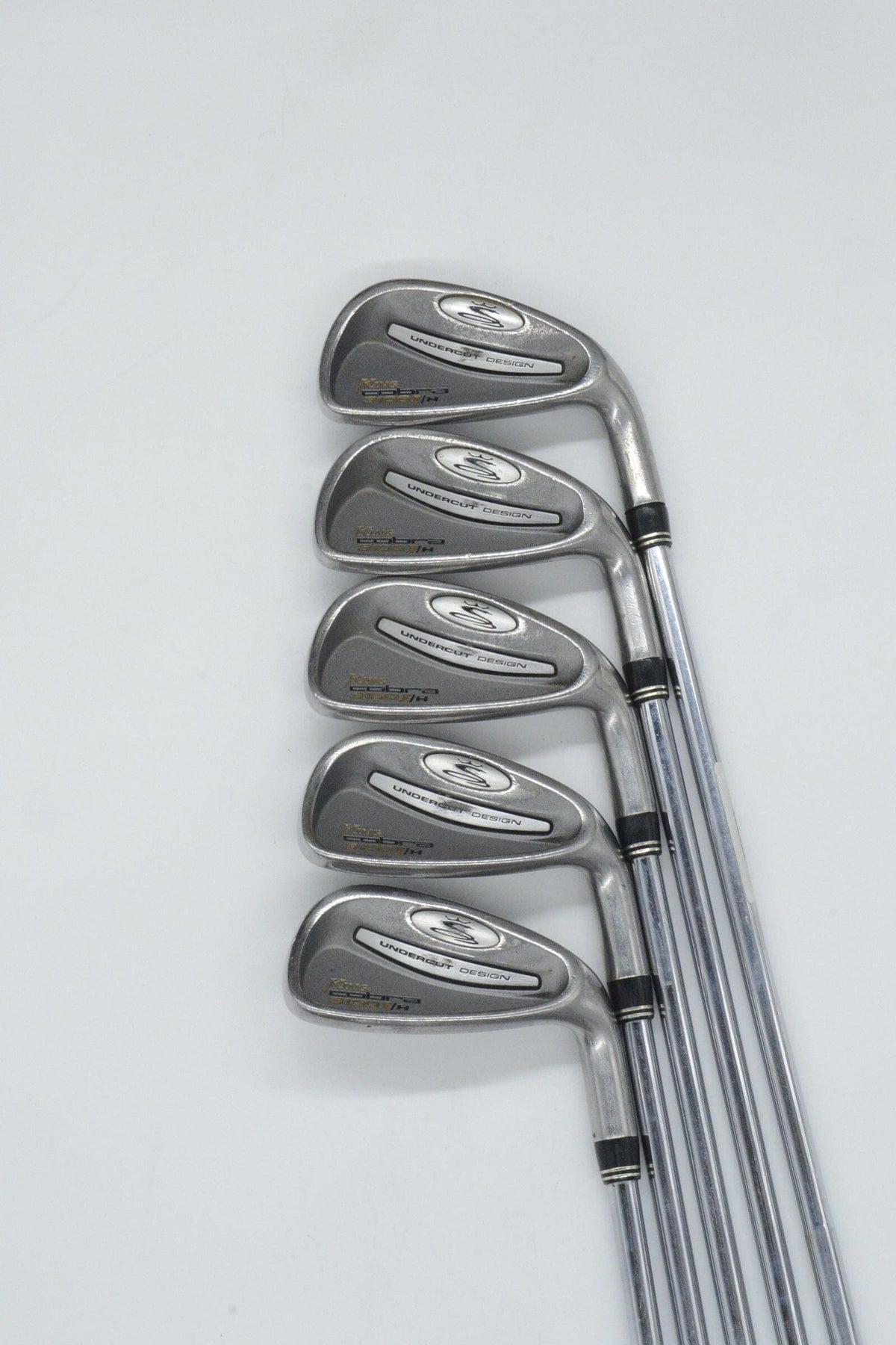Cobra 3100 I/H 5-9 Iron Set S Flex Std Length Golf Clubs GolfRoots