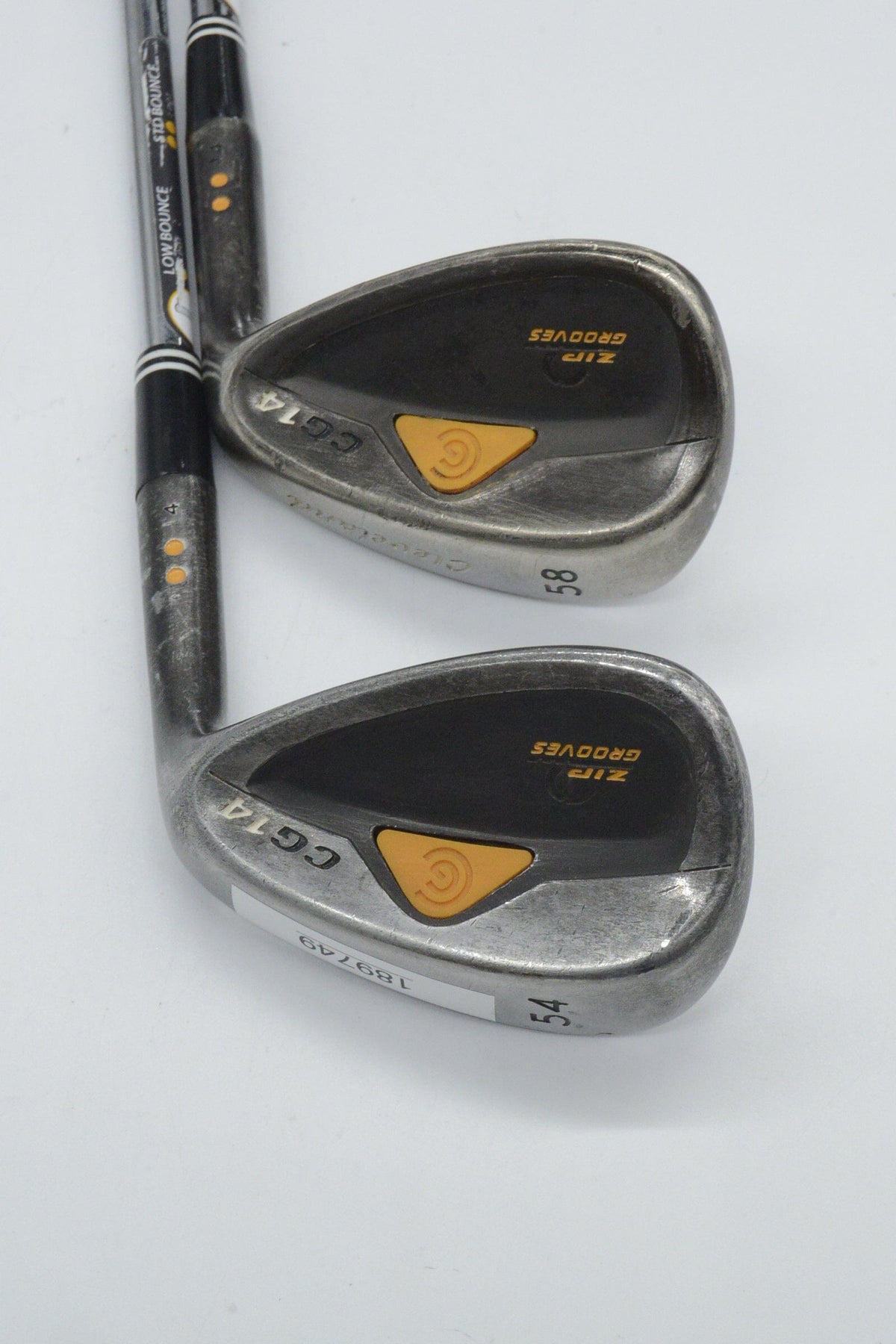 Cleveland CG14 Black Pearl 54 & 58 Degree Wedge Set Wedge Flex Golf Clubs GolfRoots