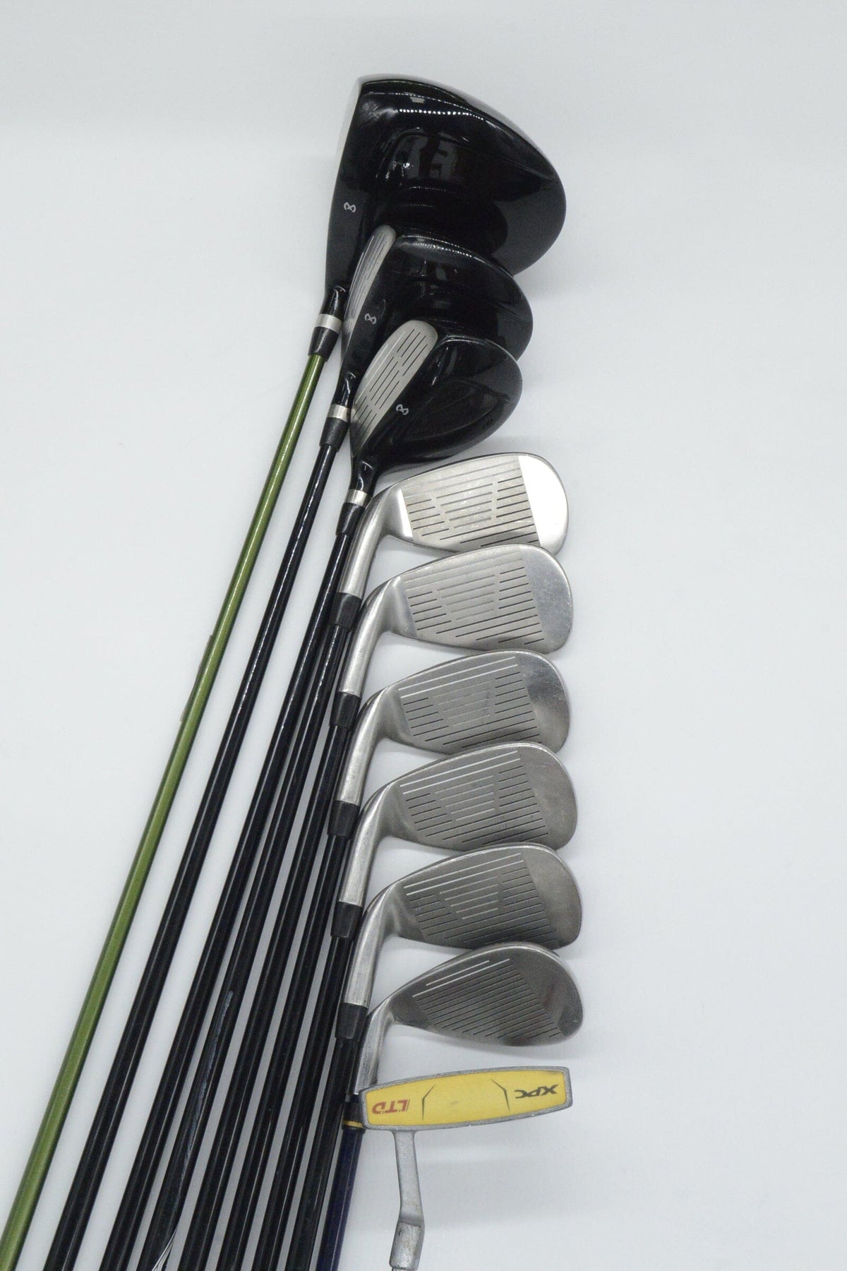 *Dented* MaxFli Revolution Black Mixed Full Set SR Flex Std Length Golf Clubs GolfRoots