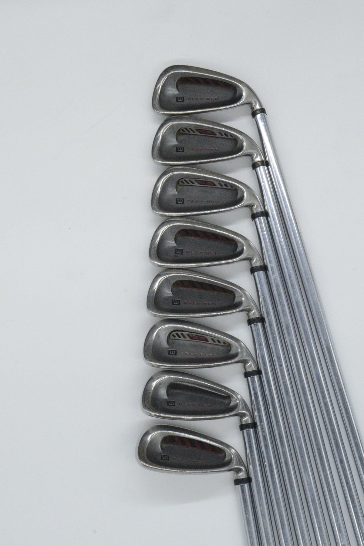 Wilson Deep Red 3-PW Iron Set S Flex +0.25" Golf Clubs GolfRoots