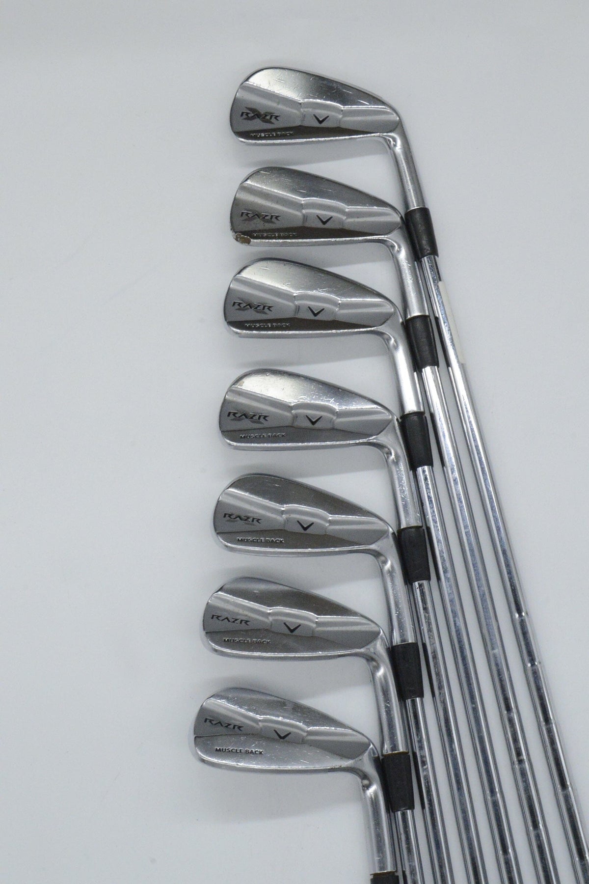 Callaway RAZR X Muscleback 4-PW Iron Set S Flex Std Length Golf Clubs GolfRoots