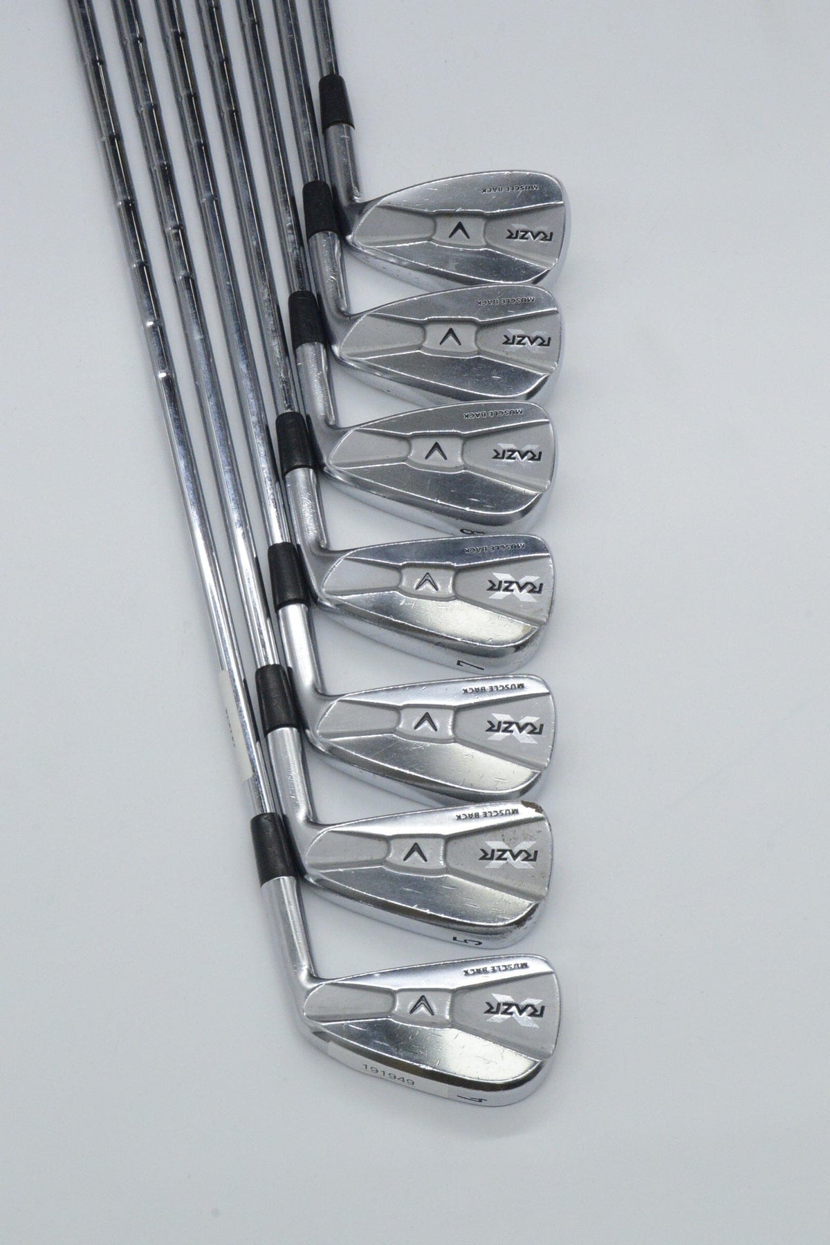 Callaway RAZR X Muscleback 4-PW Iron Set S Flex Std Length Golf Clubs GolfRoots