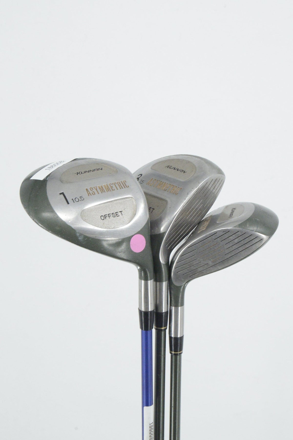 *Dented* Kunnan Asymmetric D, 3W, 5W Wood Set R Flex Golf Fairway Woods Kunnan