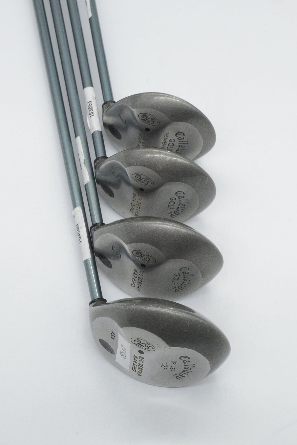 Women's *Dented* Callaway Big Bertha War Bird D, 3W, 5W, 7W Wood Set W Flex Golf Fairway Woods Callaway