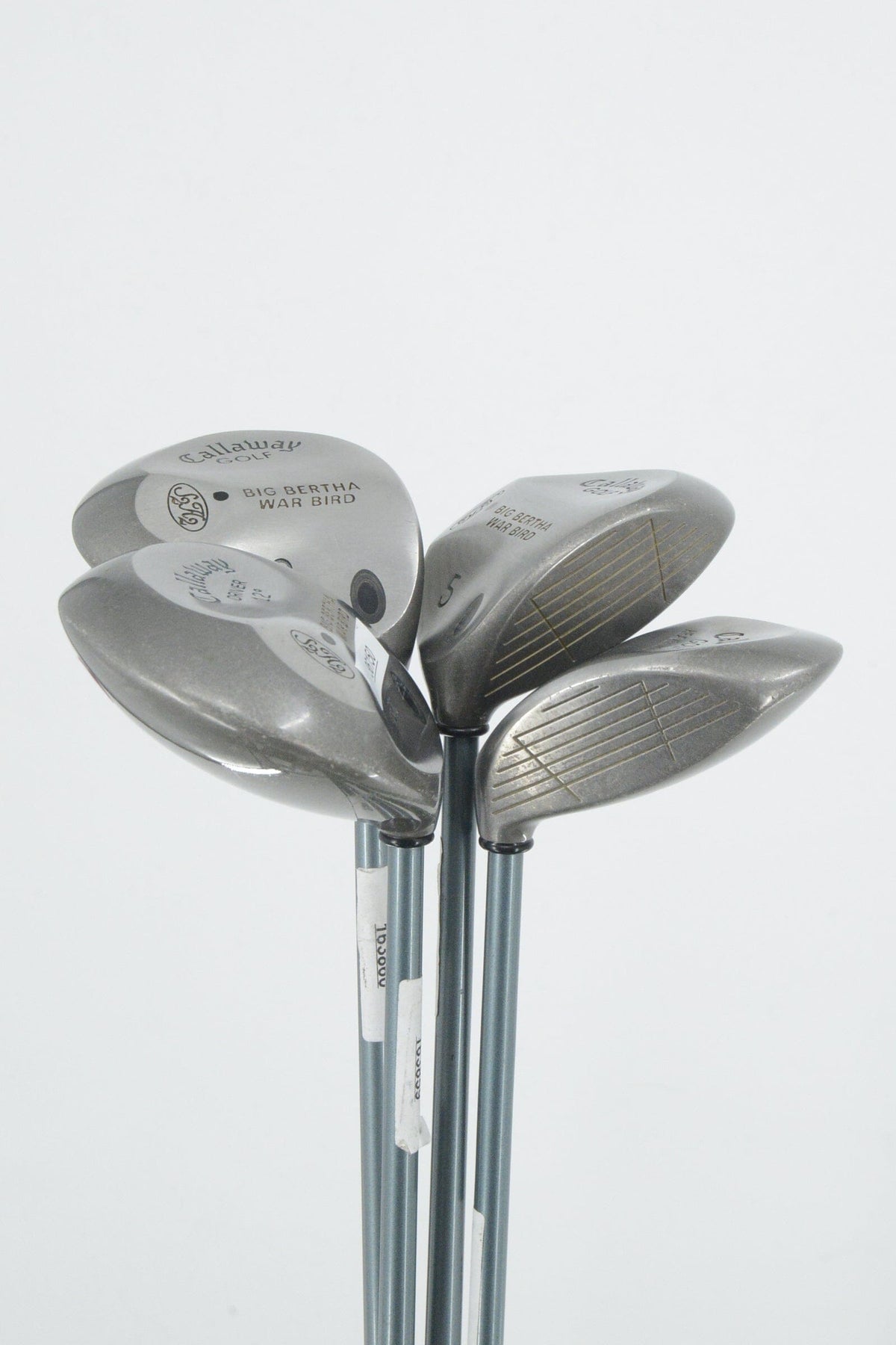 Women's *Dented* Callaway Big Bertha War Bird D, 3W, 5W, 7W Wood Set W Flex Golf Fairway Woods Callaway