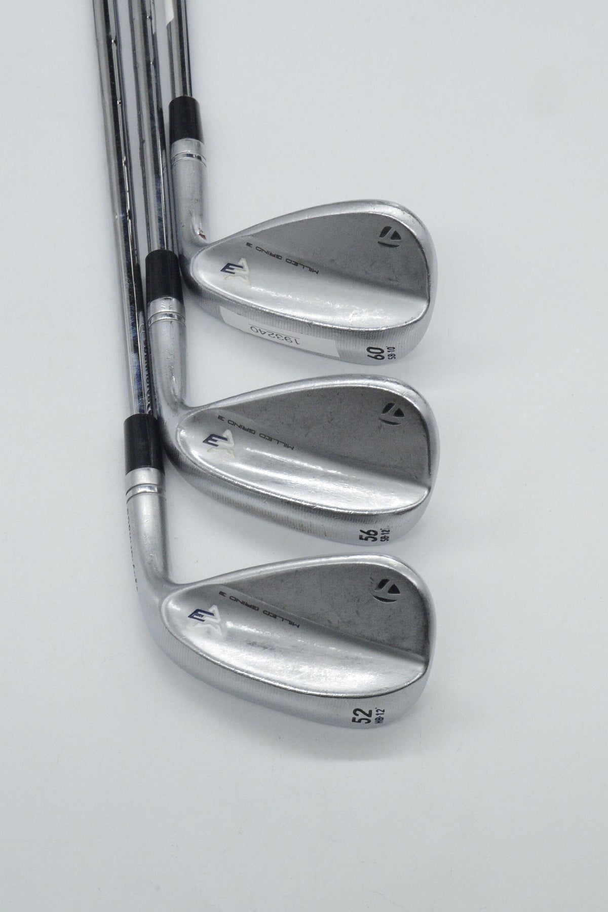 TaylorMade MG3 Chrome 52, 56, 60 Degree Wedge Set S Flex Golf Clubs GolfRoots