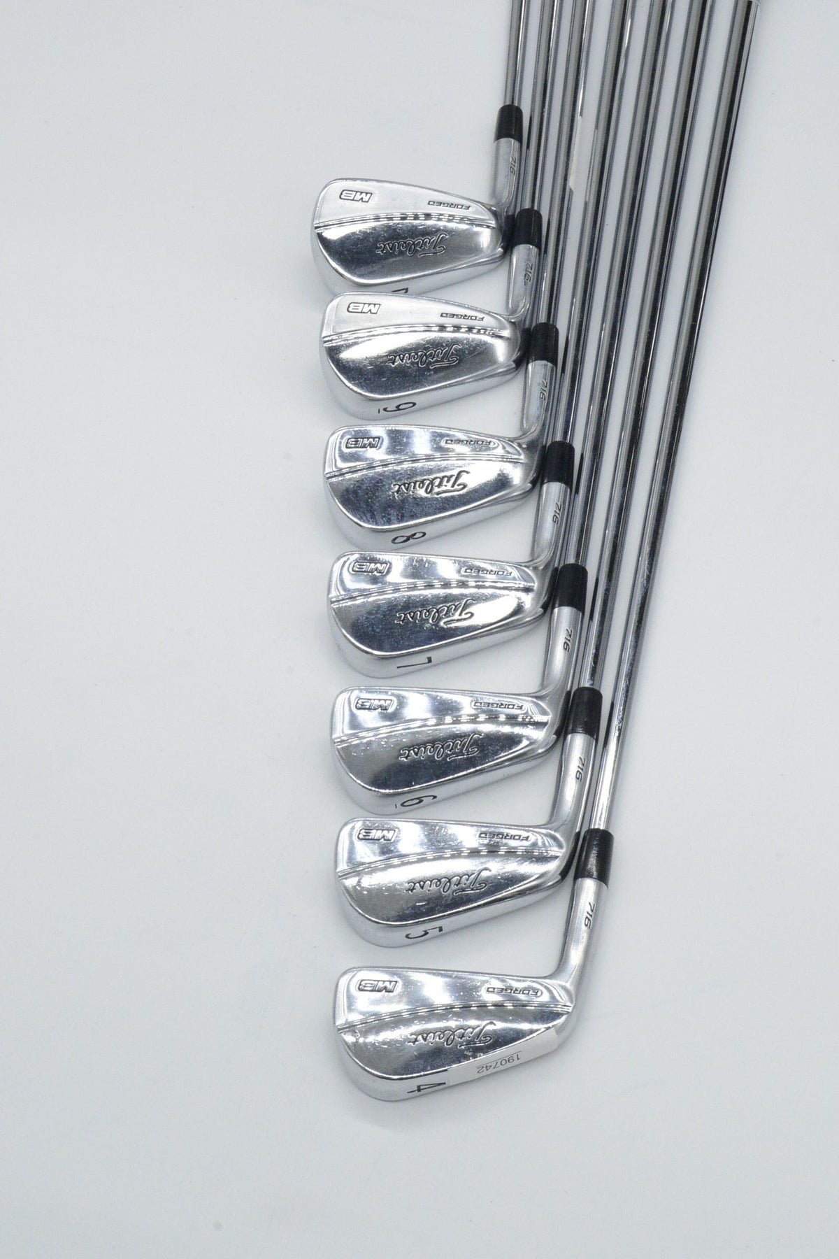 Lefty Titleist 716 MB Forged 4-PW Iron Set S Flex +0.75" Golf Clubs GolfRoots
