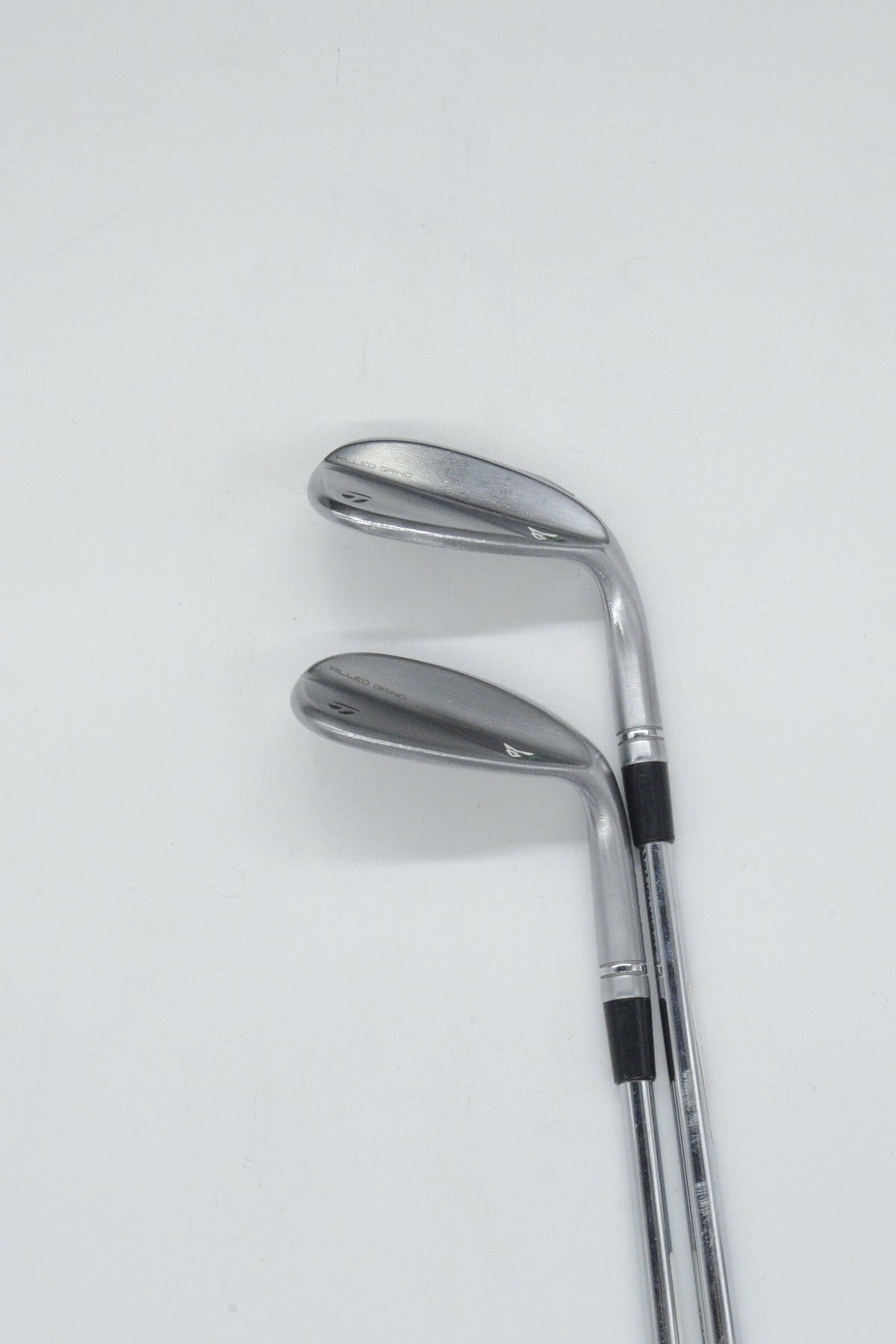 TaylorMade Milled Grind 4 Satin Chrome 56 & 60 Degree Wedge Set S Flex Golf Clubs GolfRoots
