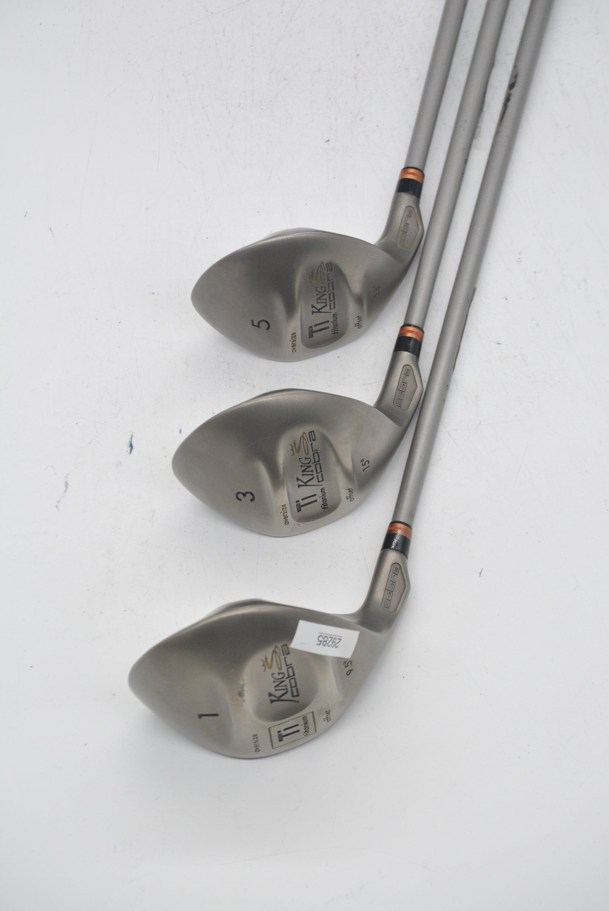 Lefty Cobra King Cobra Ti D, 3W, 5W Wood Set R Flex Golf Clubs GolfRoots