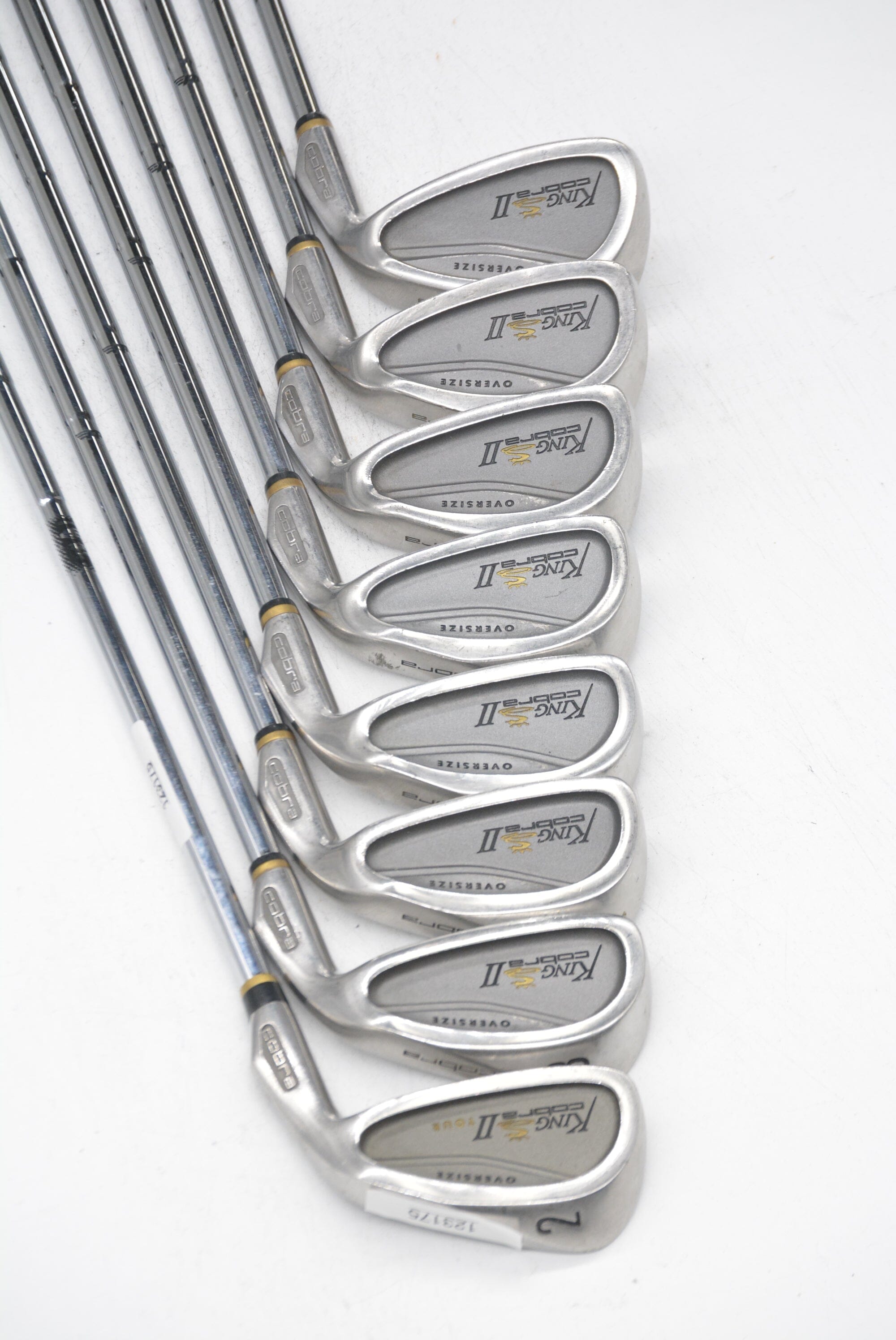 Cobra King Cobra 2 Oversize 2-8, PW Iron Set S Flex +0.25" Golf Clubs GolfRoots
