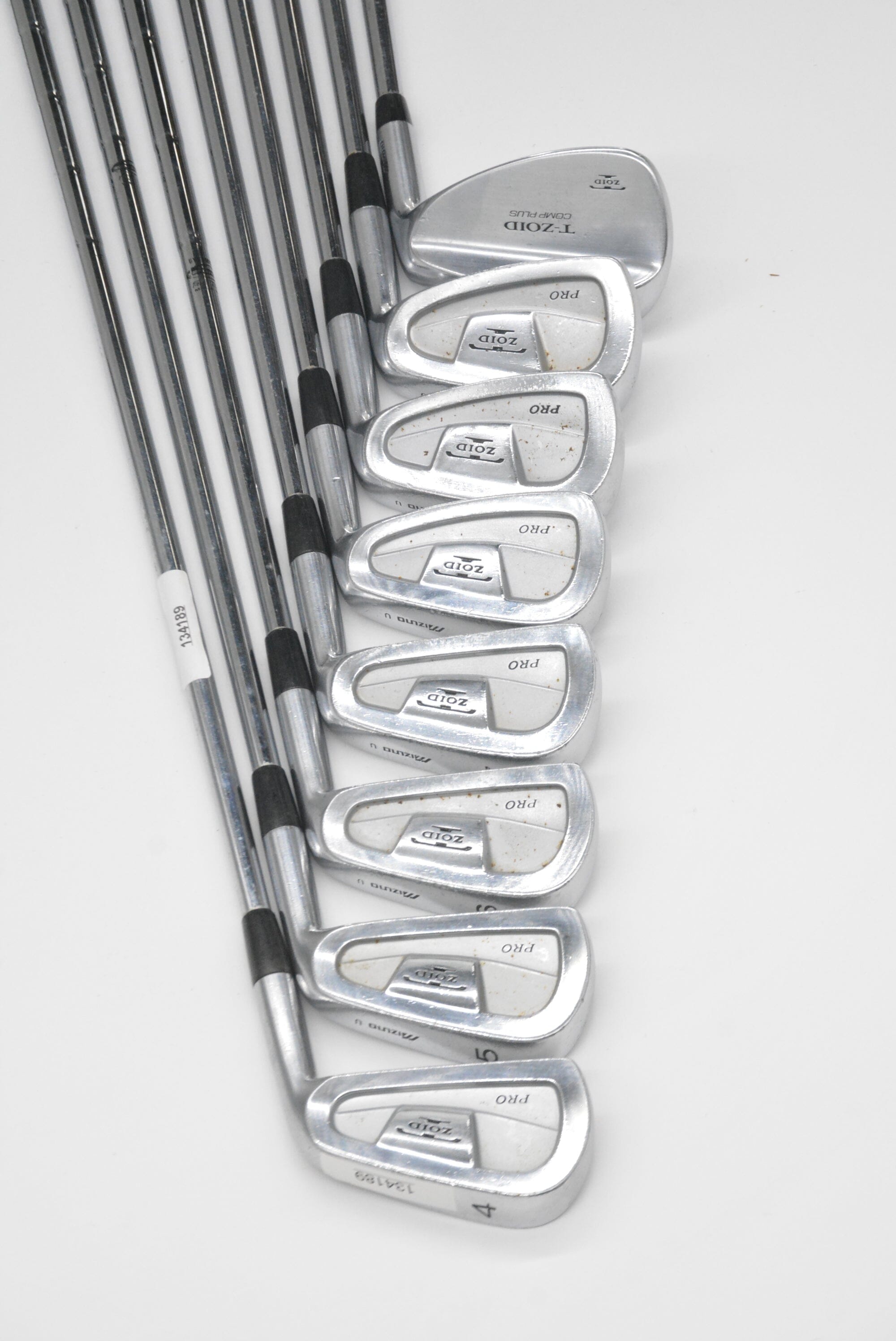 Mizuno T-Zoid Pro Forged 4-GW Iron Set S Flex 37" Golf Clubs GolfRoots