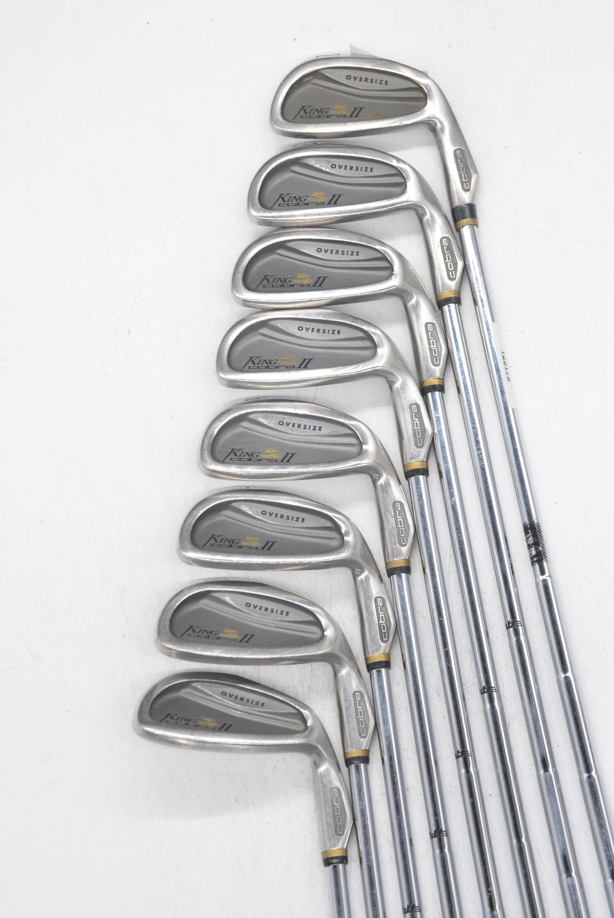 Cobra King Cobra 2 Oversize 2-8, PW Iron Set S Flex +0.25" Golf Clubs GolfRoots