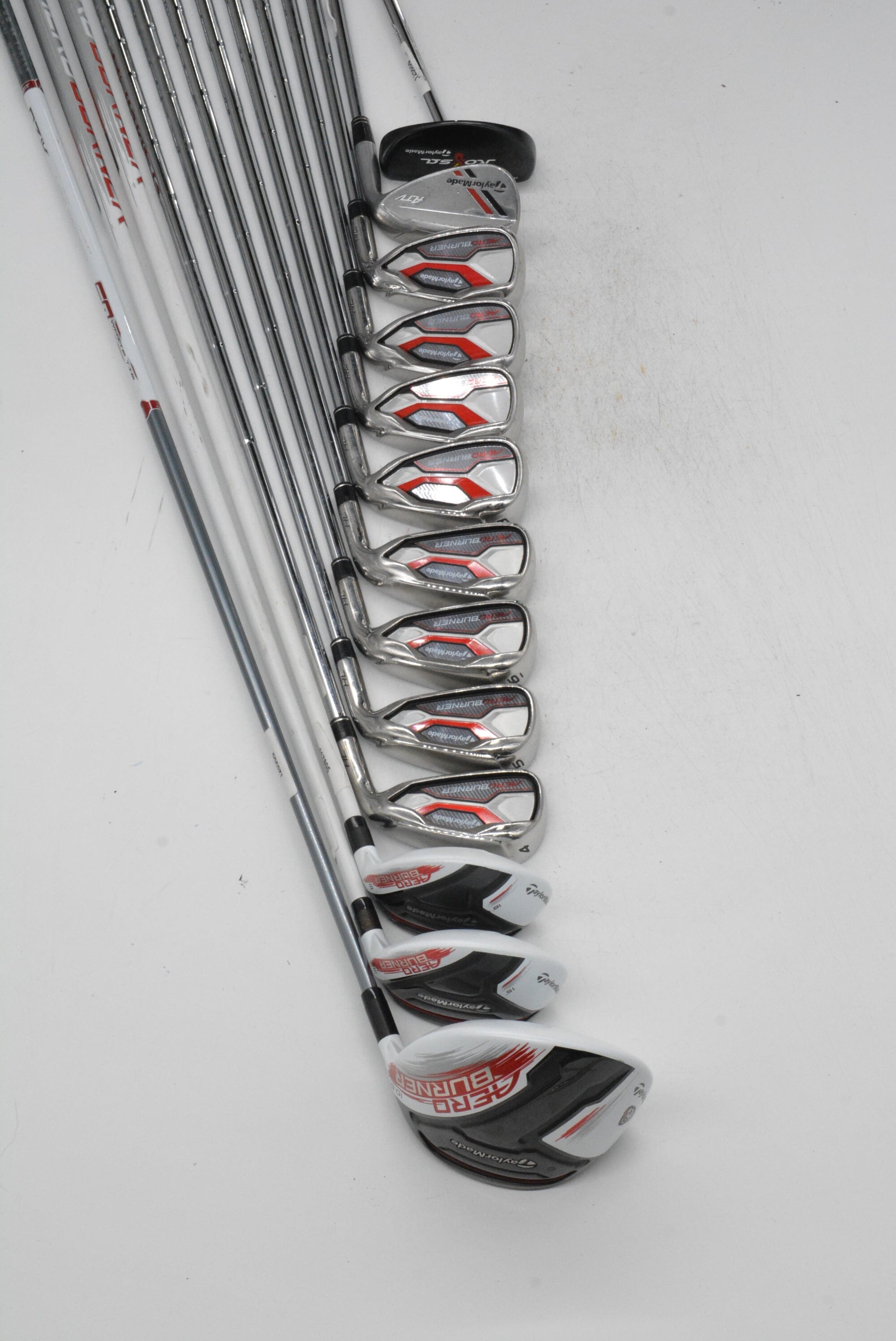 TaylorMade Aeroburner Mixed Full Set R Flex +0.25" Golf Clubs GolfRoots