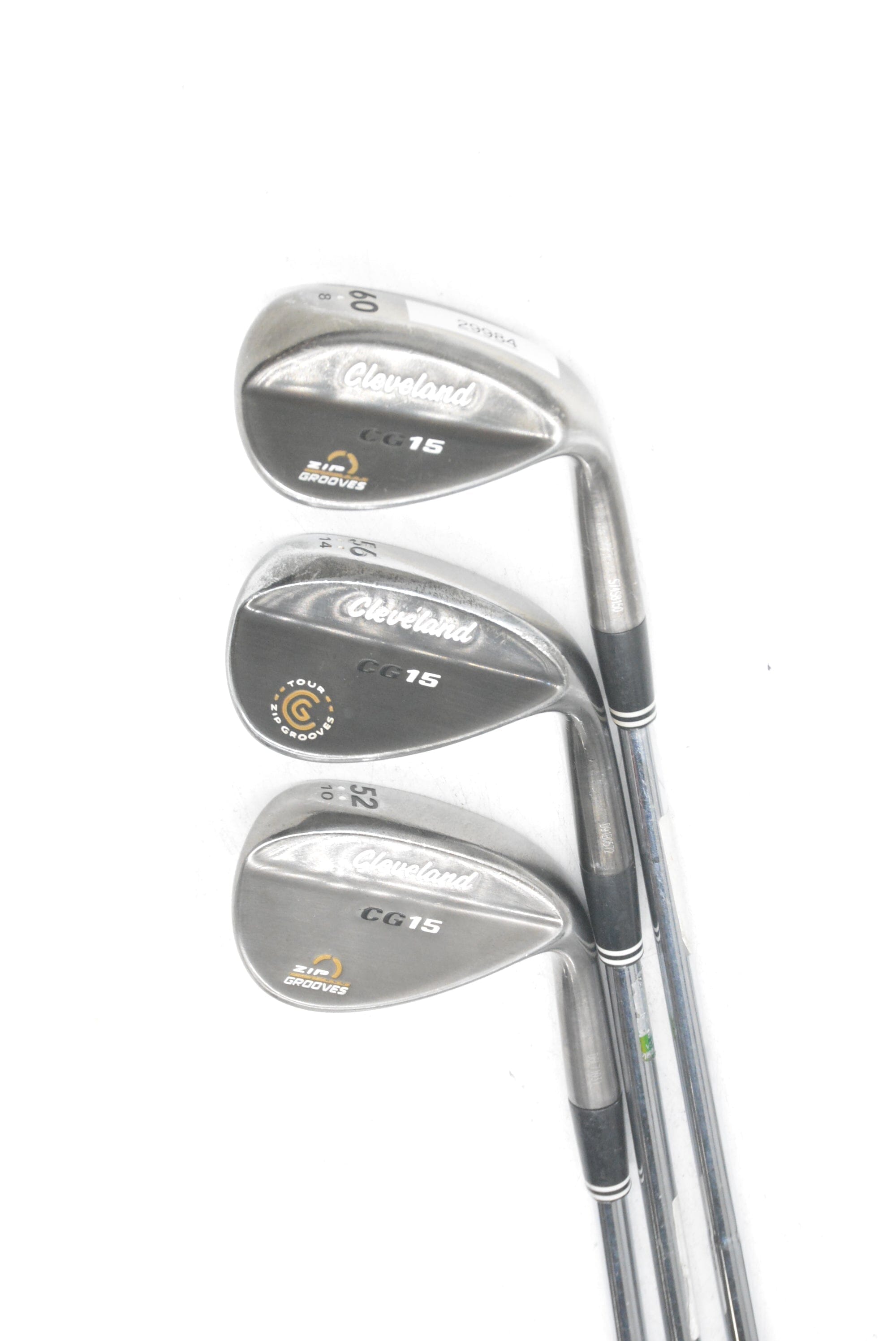 Cleveland CG15 Black Pearl 52, 56, 60 Degree Wedge Set Wedge Flex Golf Clubs GolfRoots
