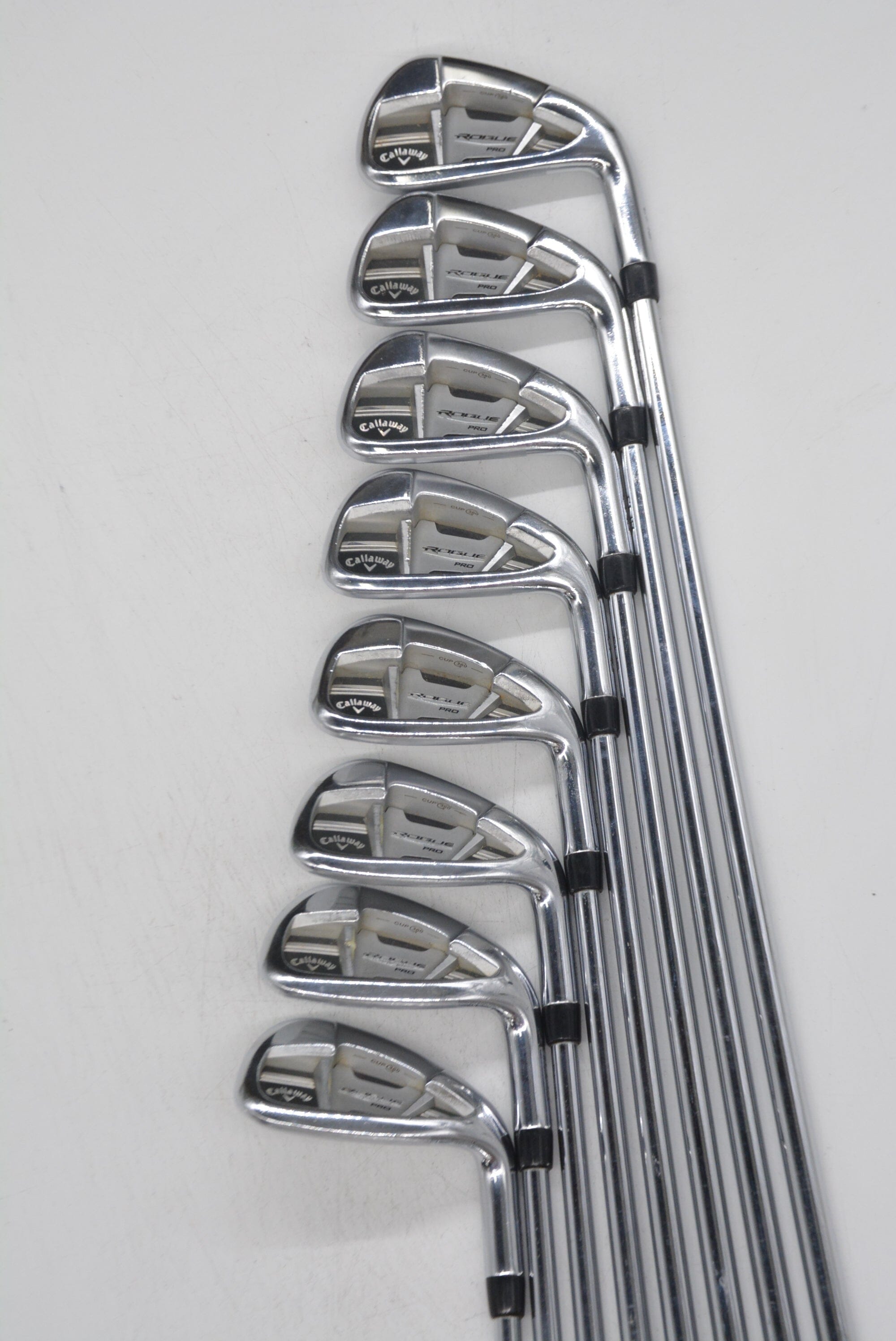 Callaway Rogue Pro 4-AW Iron Set S Flex -0.25" Golf Clubs GolfRoots