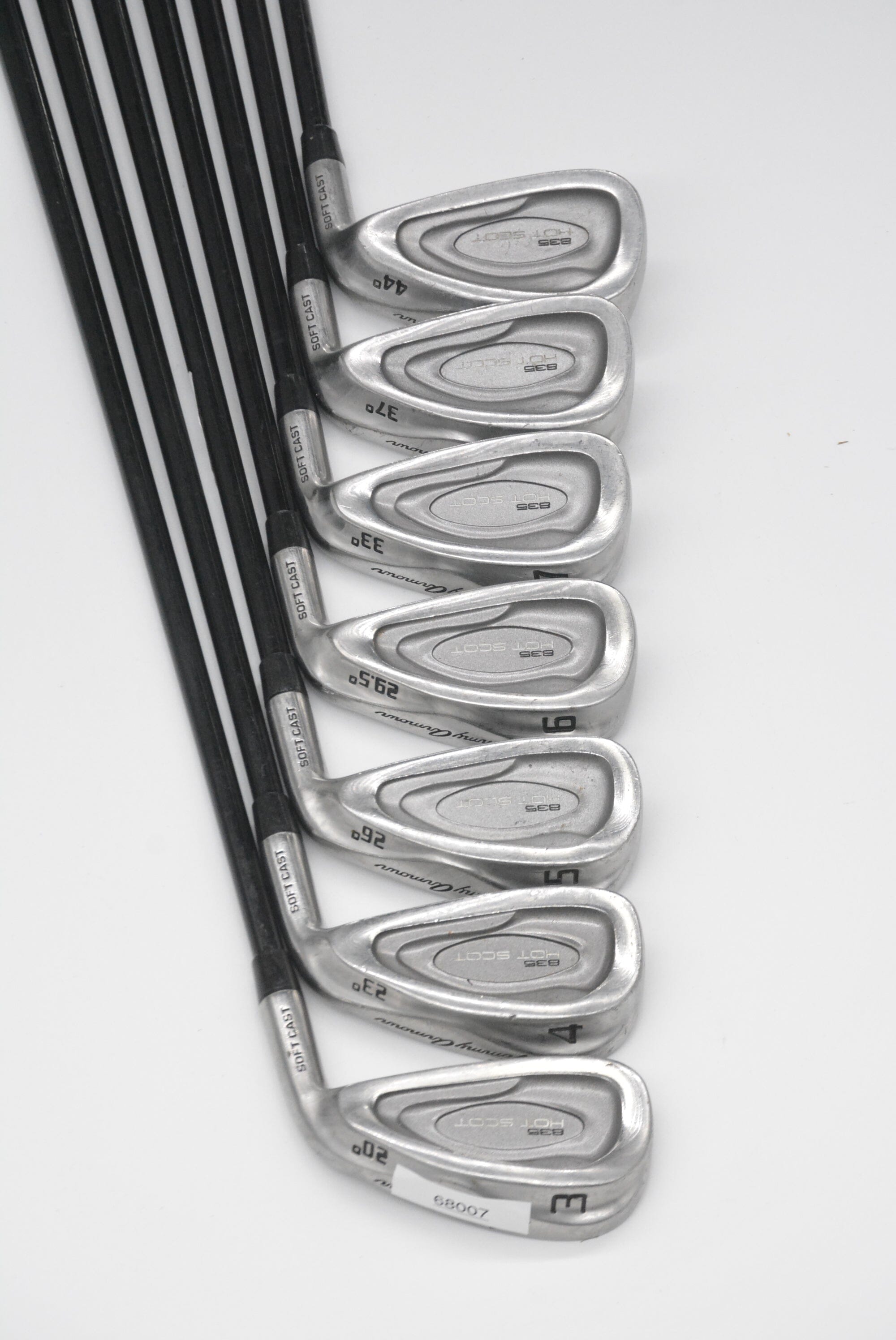 Tommy Armour 835 Hot Scot 3-8, PW Iron Set R Flex -0.25" Golf Clubs GolfRoots