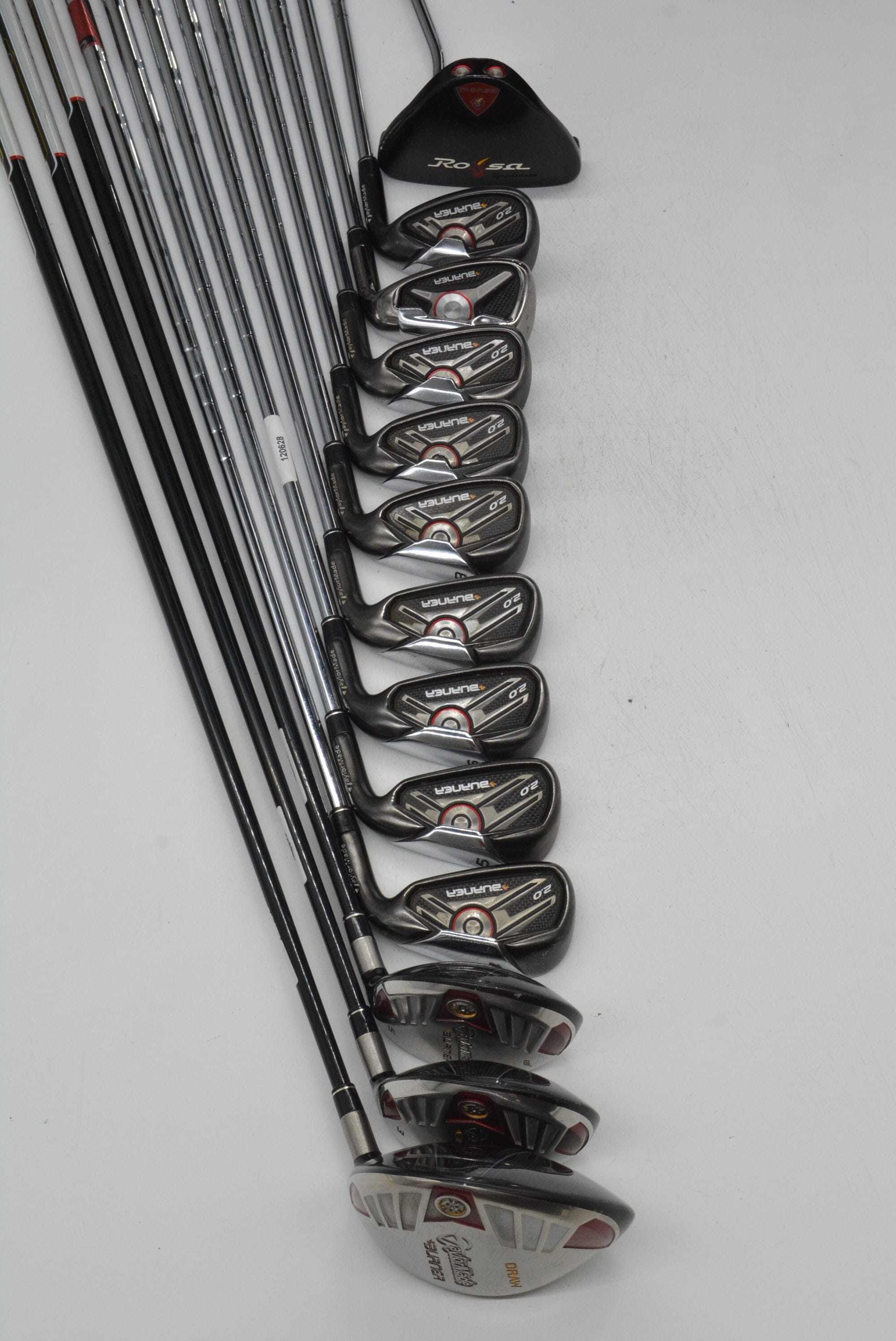TaylorMade Burner 2.0 Mixed Full Set S Flex +0.5" Golf Clubs GolfRoots