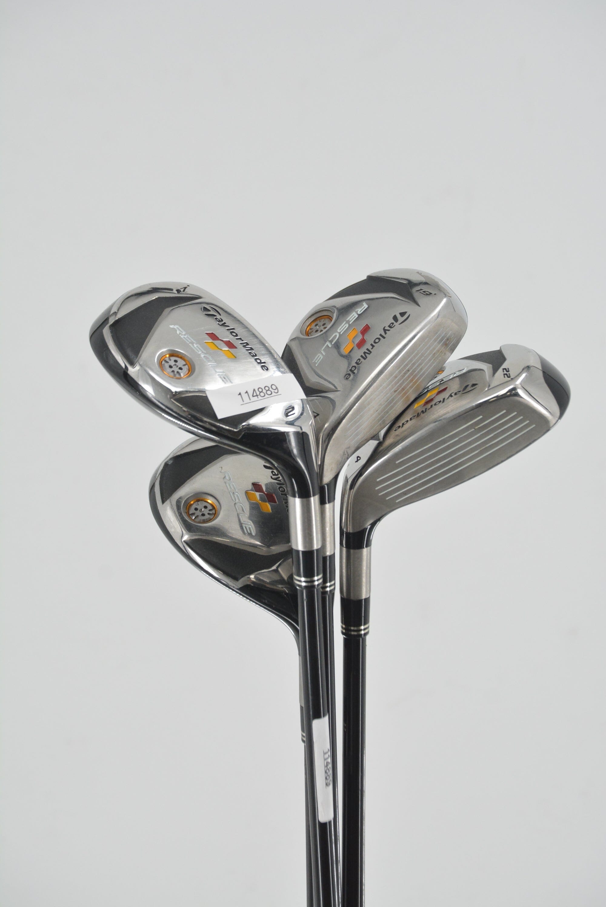 TaylorMade Rescue 2009 2H, 3H, 4H, 5H Hybrid Set R Flex Golf Clubs GolfRoots