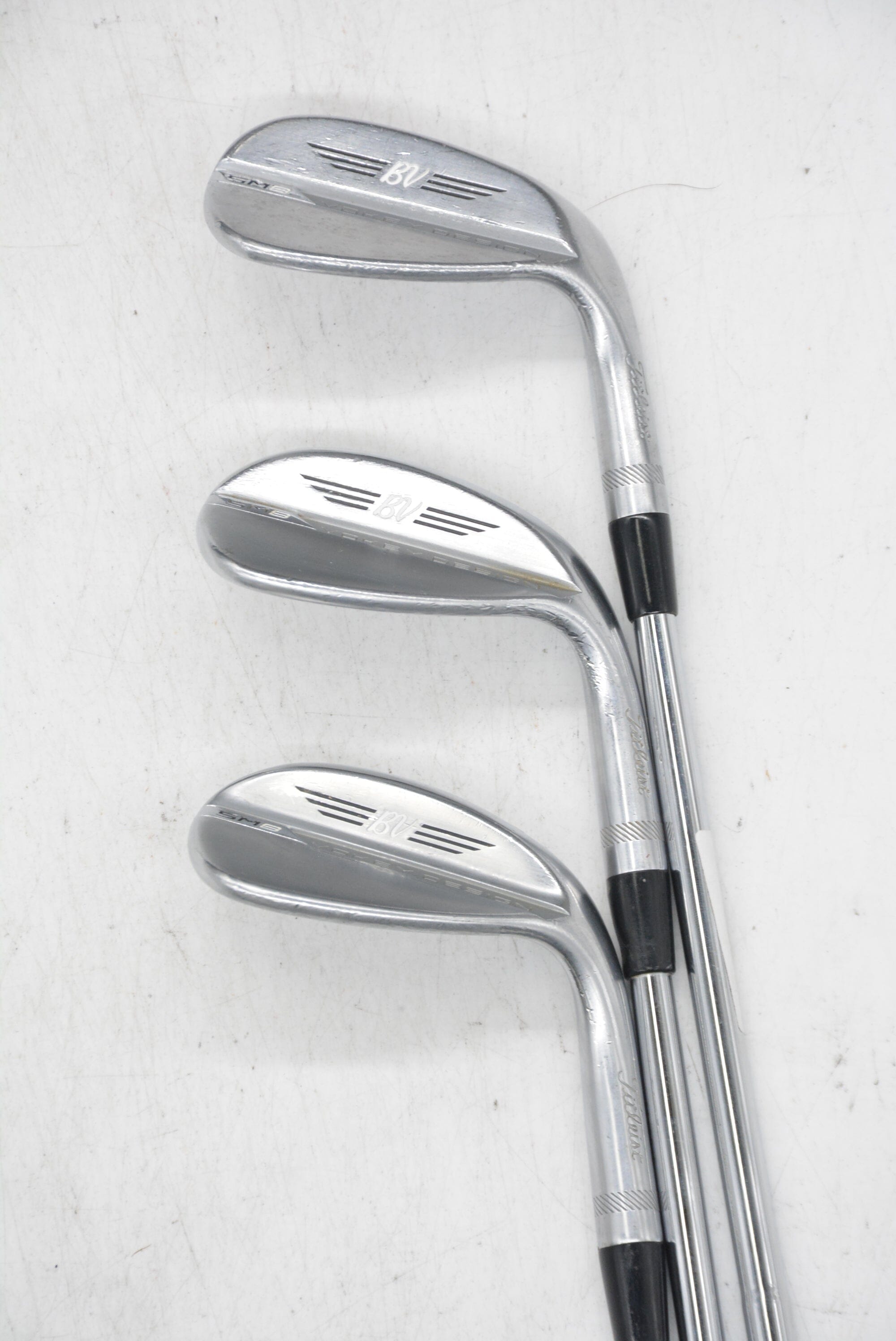 Titleist Vokey SM8 Tour Chrome 50, 54, 58 Degree Wedge Set Wedge Flex