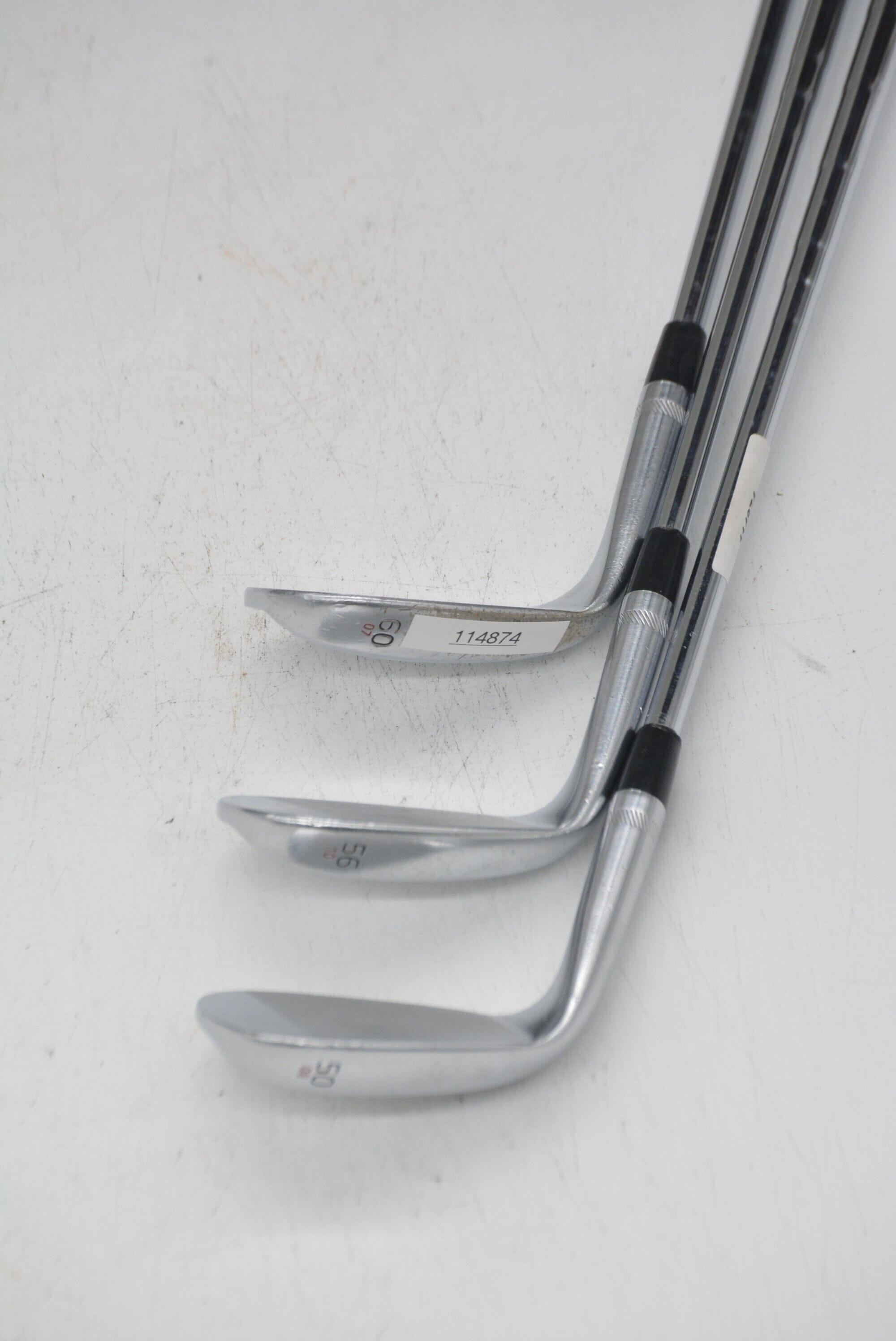 Titleist Vokey SM5 Tour Chrome 50, 56, 60 Degree Wedge Set S Flex Golf Clubs GolfRoots