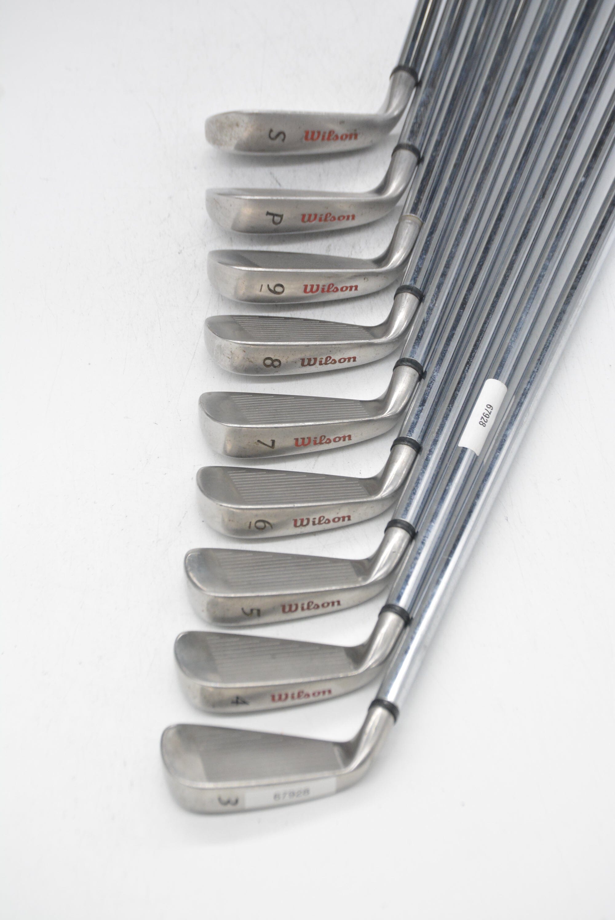 Wilson Fat Shaft 3-PW, SW Iron Set R Flex -0.25" Golf Clubs GolfRoots