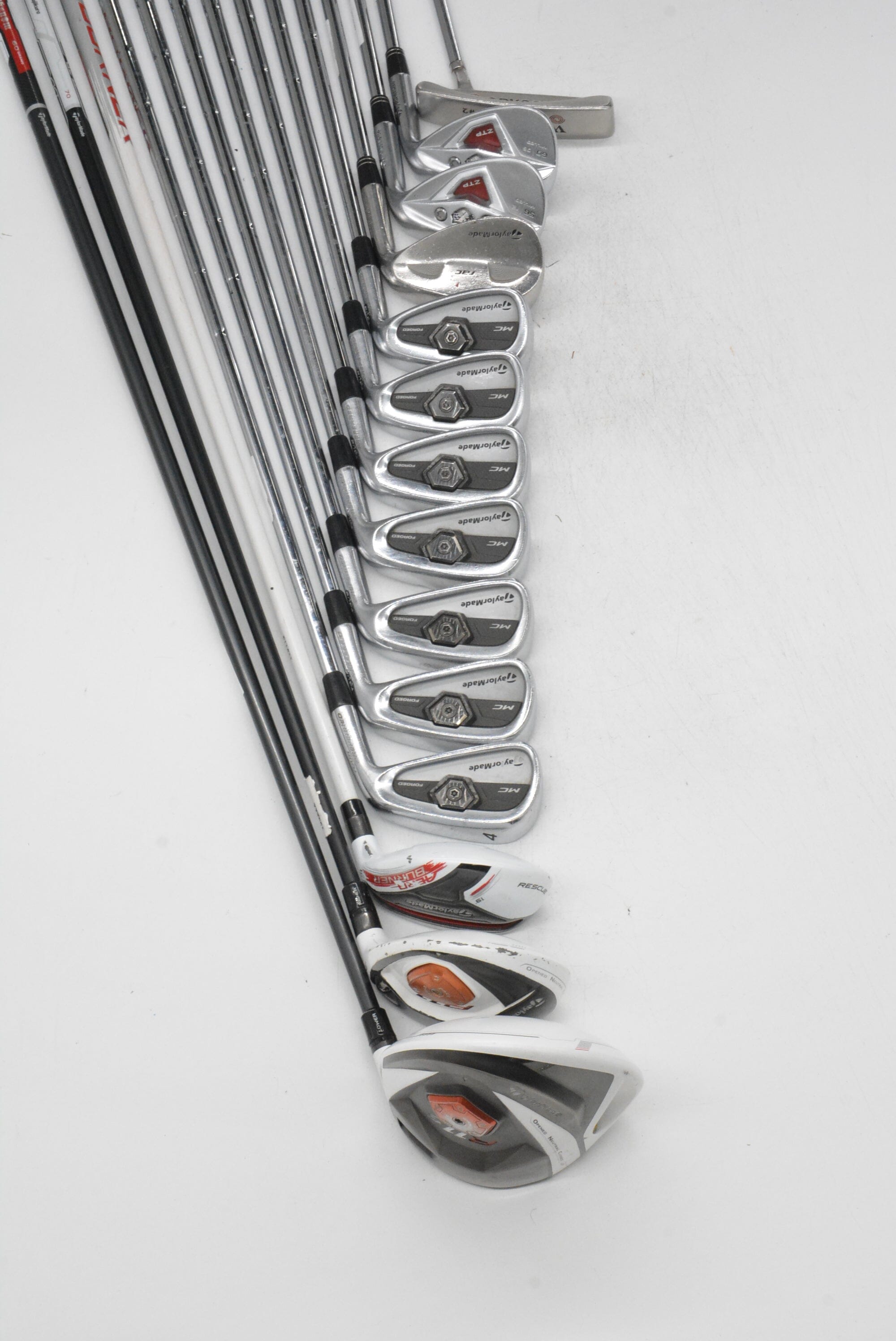 TaylorMade Tour Preferred MC Mixed Full Set S Flex Std Length Golf Clubs GolfRoots