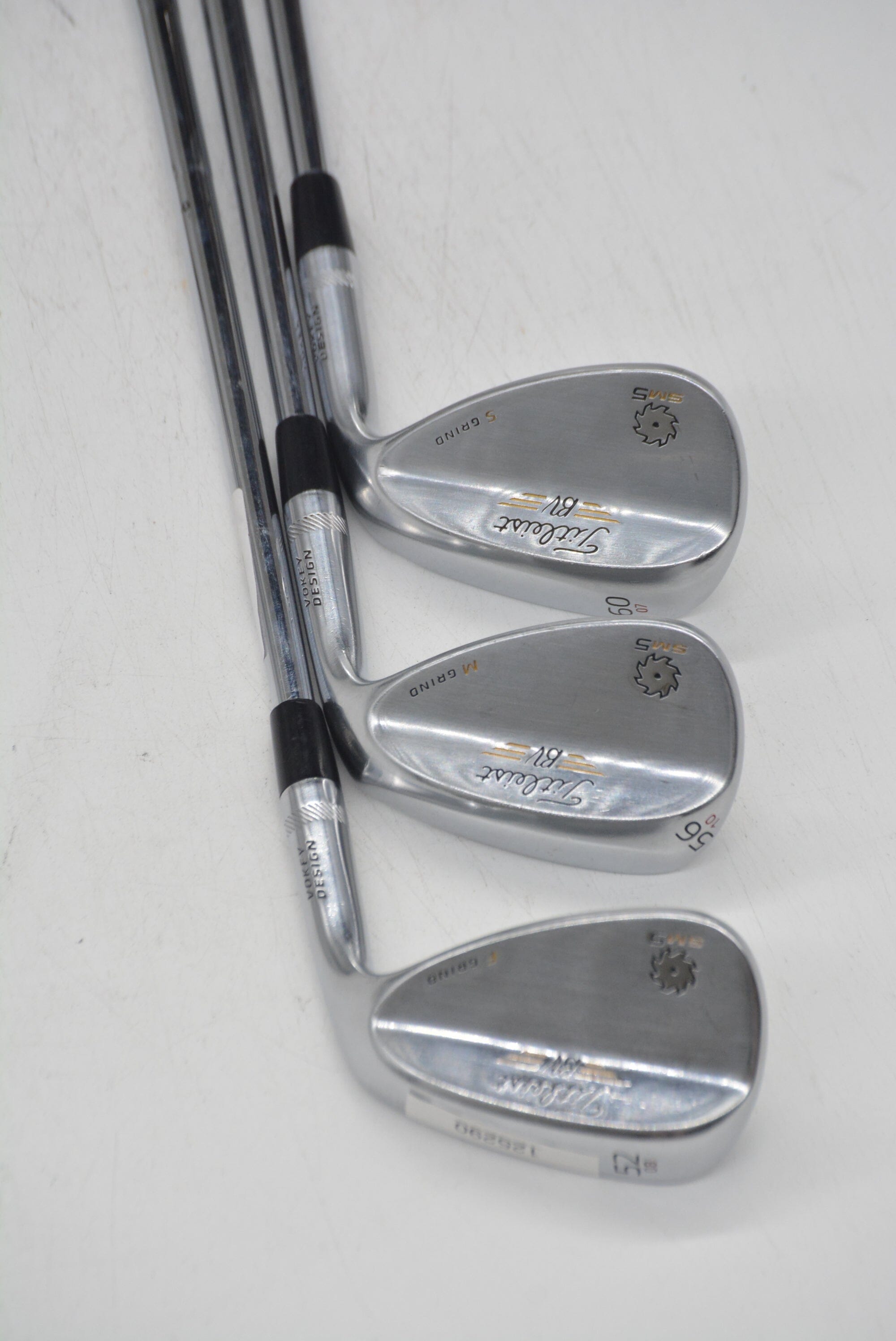 Titleist Vokey SM6 Tour Chrome 52, 56, 60 Degree Wedge Set Wedge Flex Golf Clubs GolfRoots