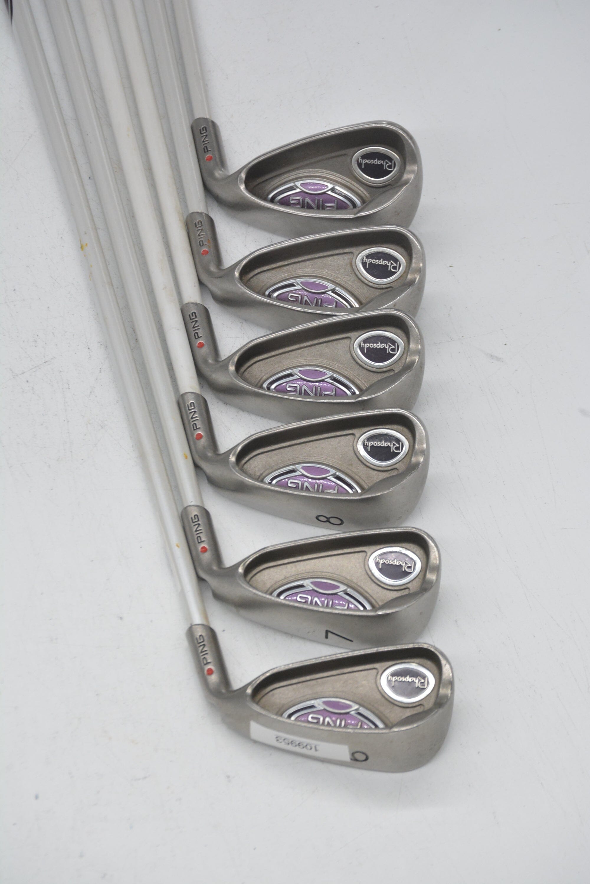 Women's Ping Rhapsody 6-SW Iron Set W Flex Std Length Golf Clubs GolfRoots